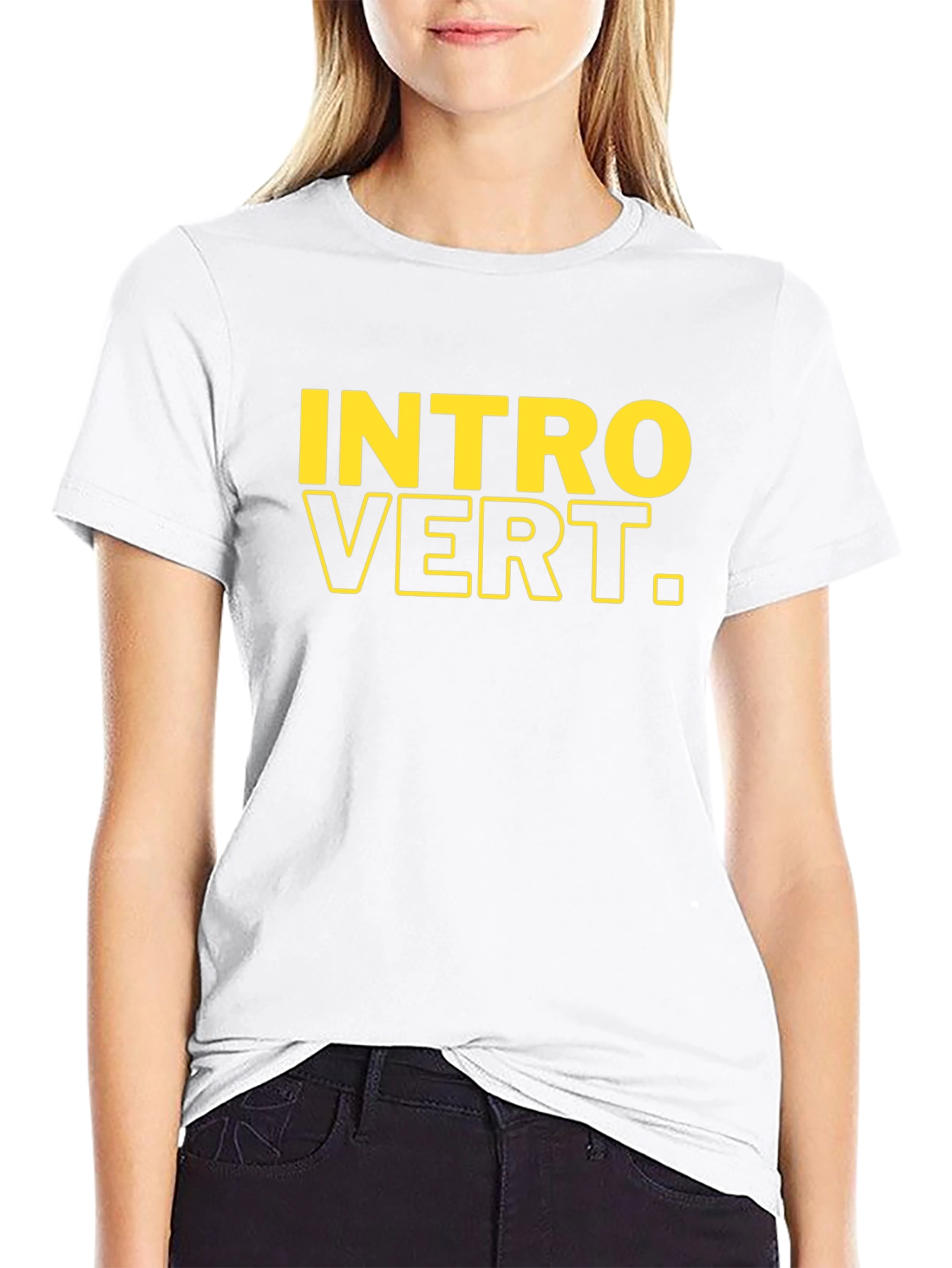 Introvert Graphic Tee - Bold Statement T-Shirt