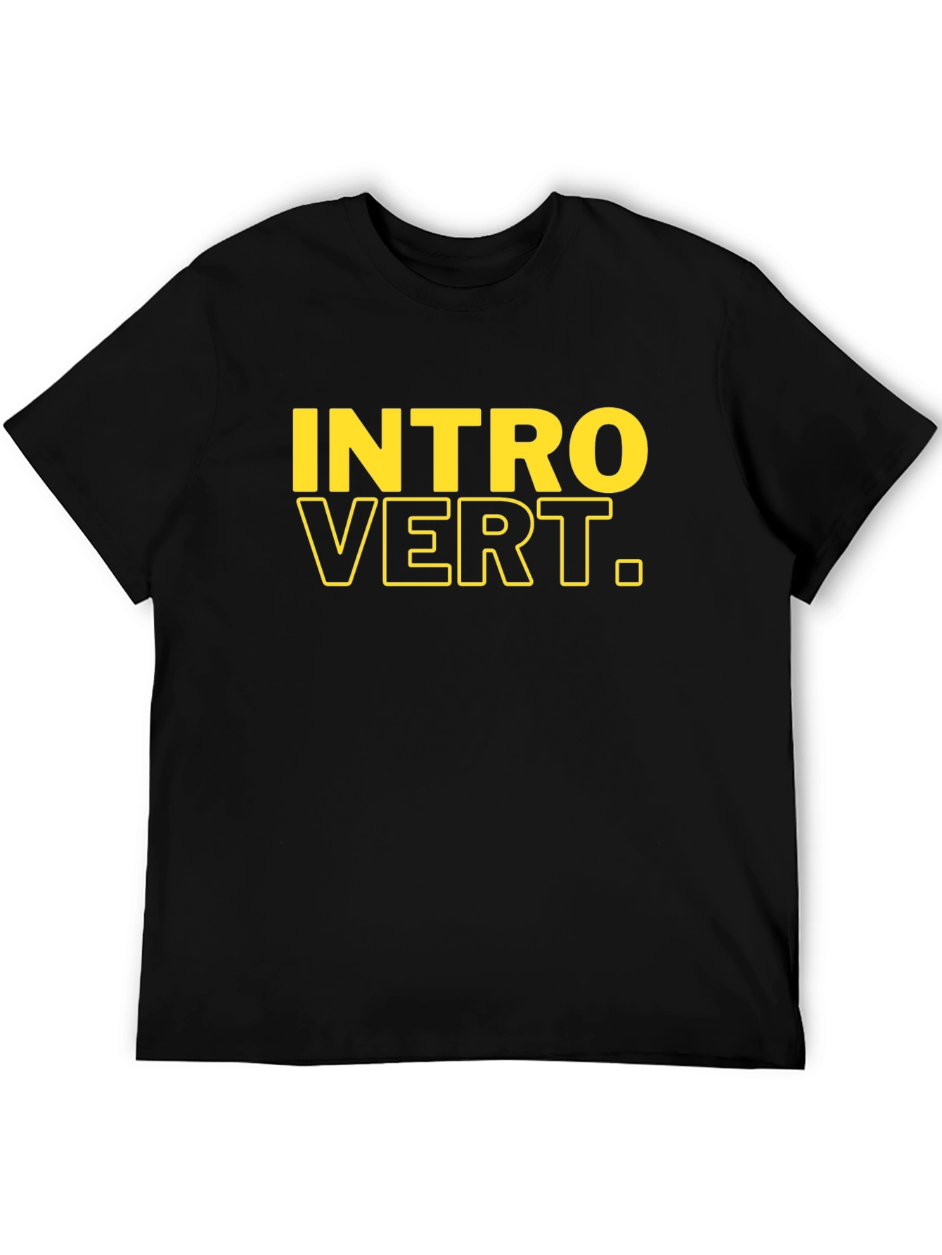 Introvert Graphic Tee - Bold Statement T-Shirt