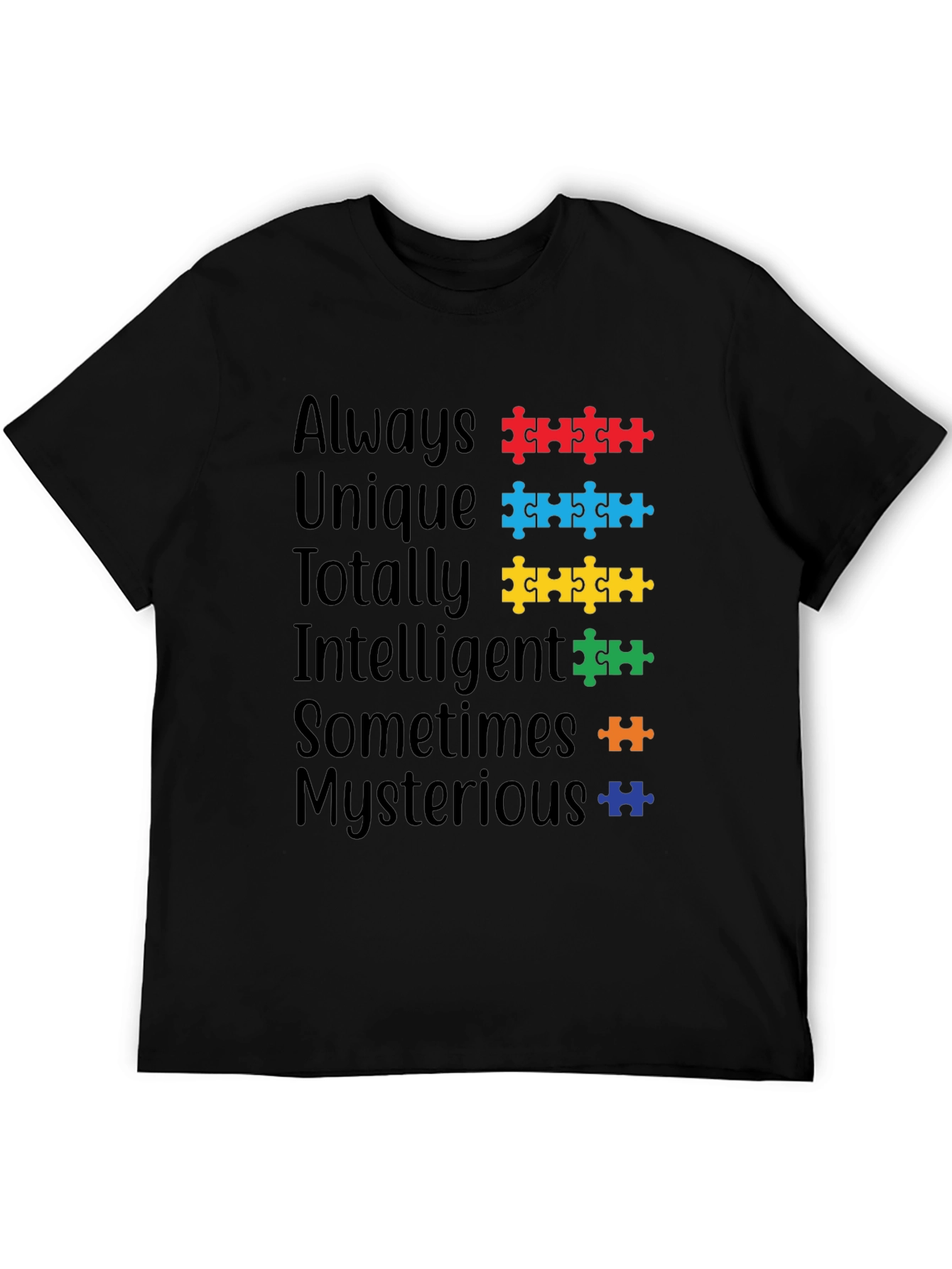Autism Awareness Puzzle Piece T-Shirt - Always Unique