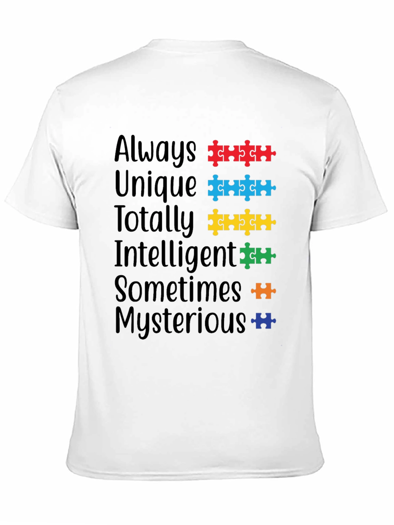 Autism Awareness Puzzle Piece T-Shirt - Always Unique