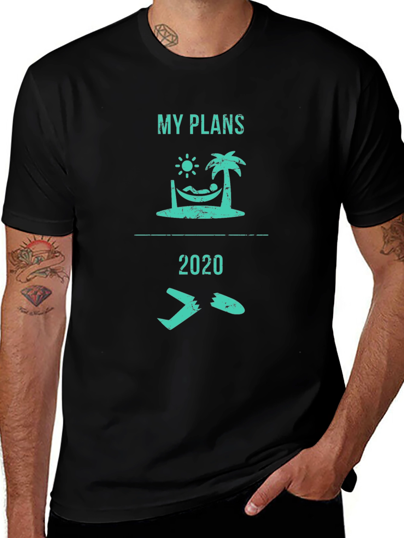 My Plans 2020 Graphic Tee - Funny Vacation T-Shirt