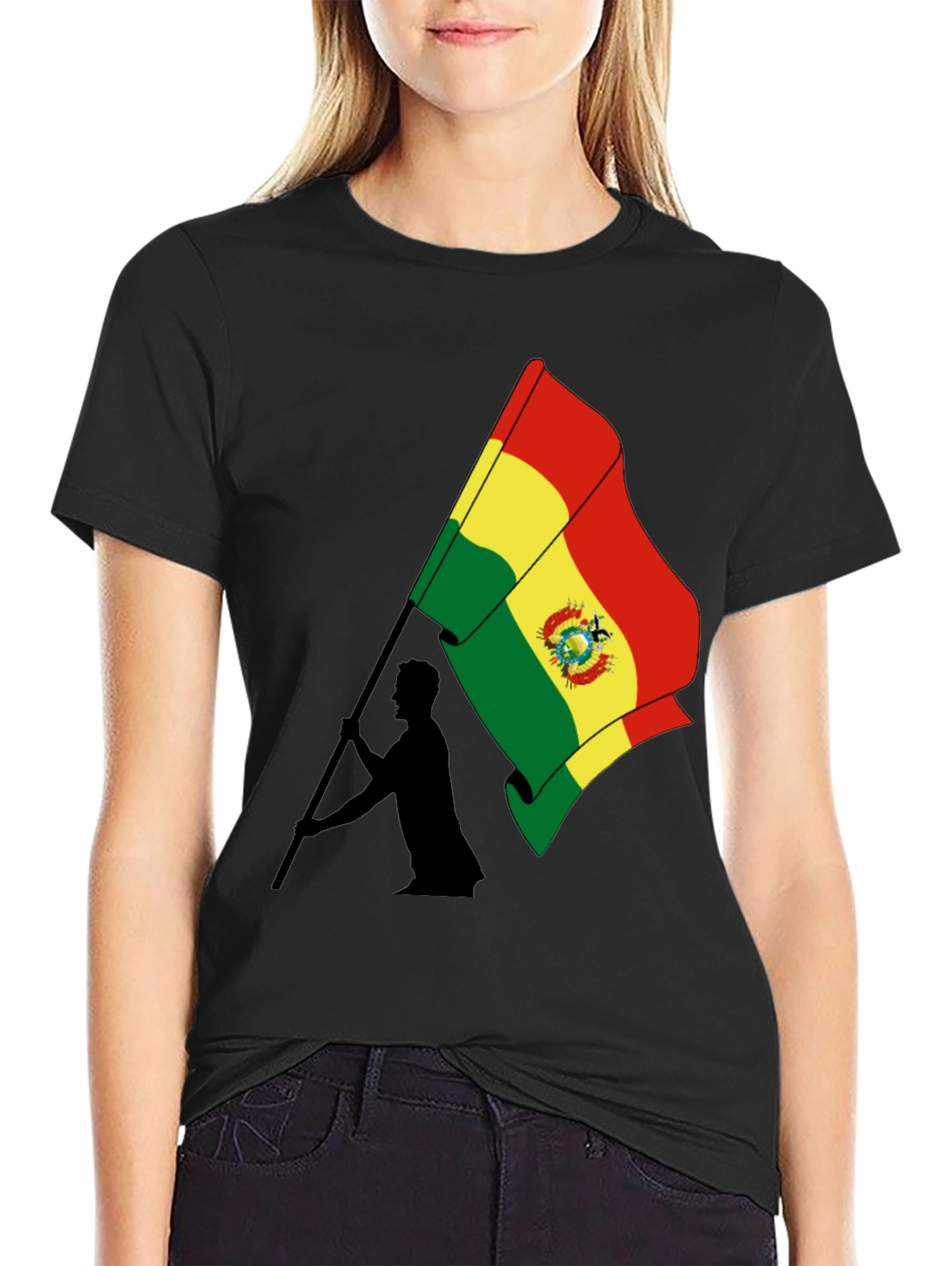 Bolivia Flag Graphic T-Shirt