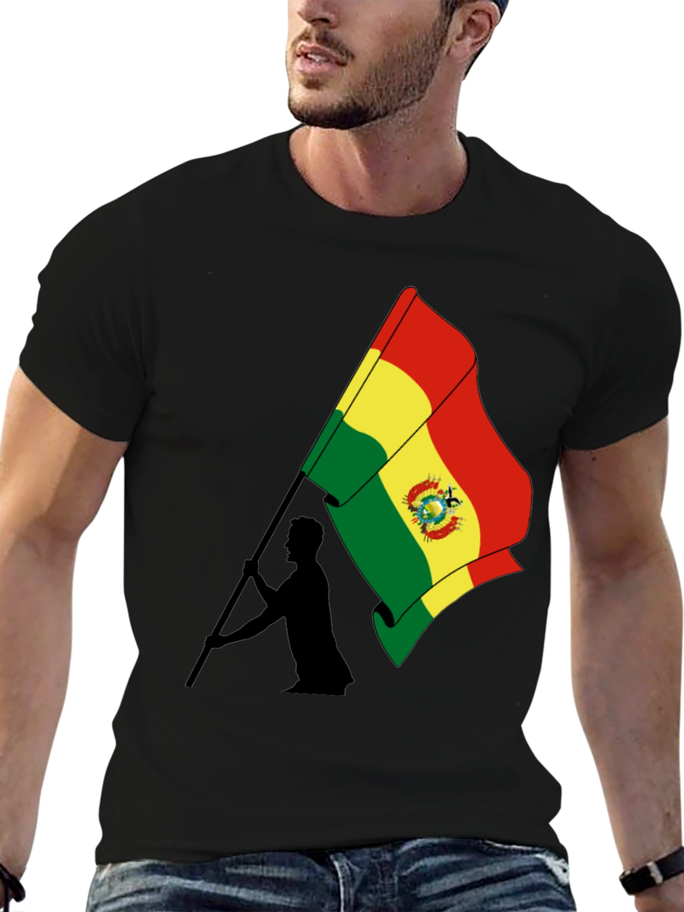 Bolivia Flag Graphic T-Shirt