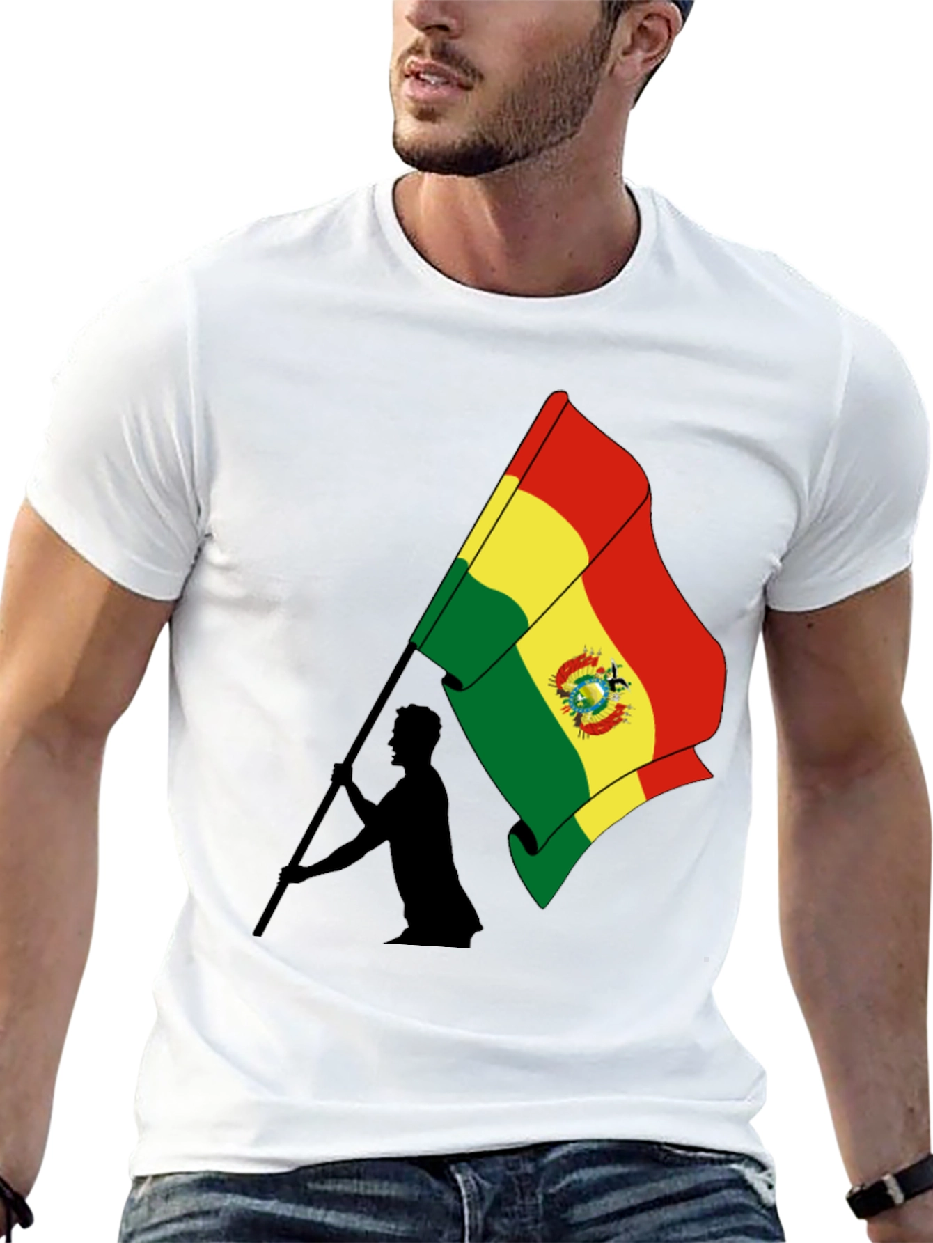 Bolivia Flag Graphic T-Shirt