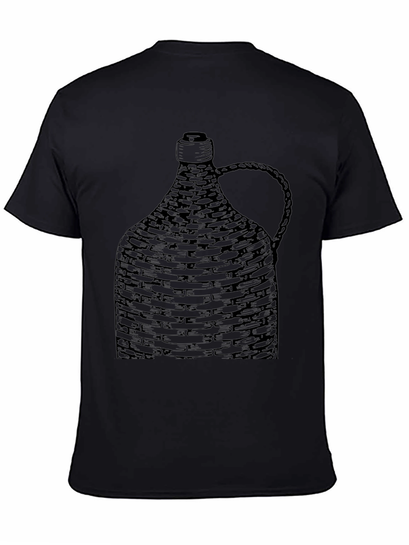 Woven Bottle Graphic Tee - Unique Design