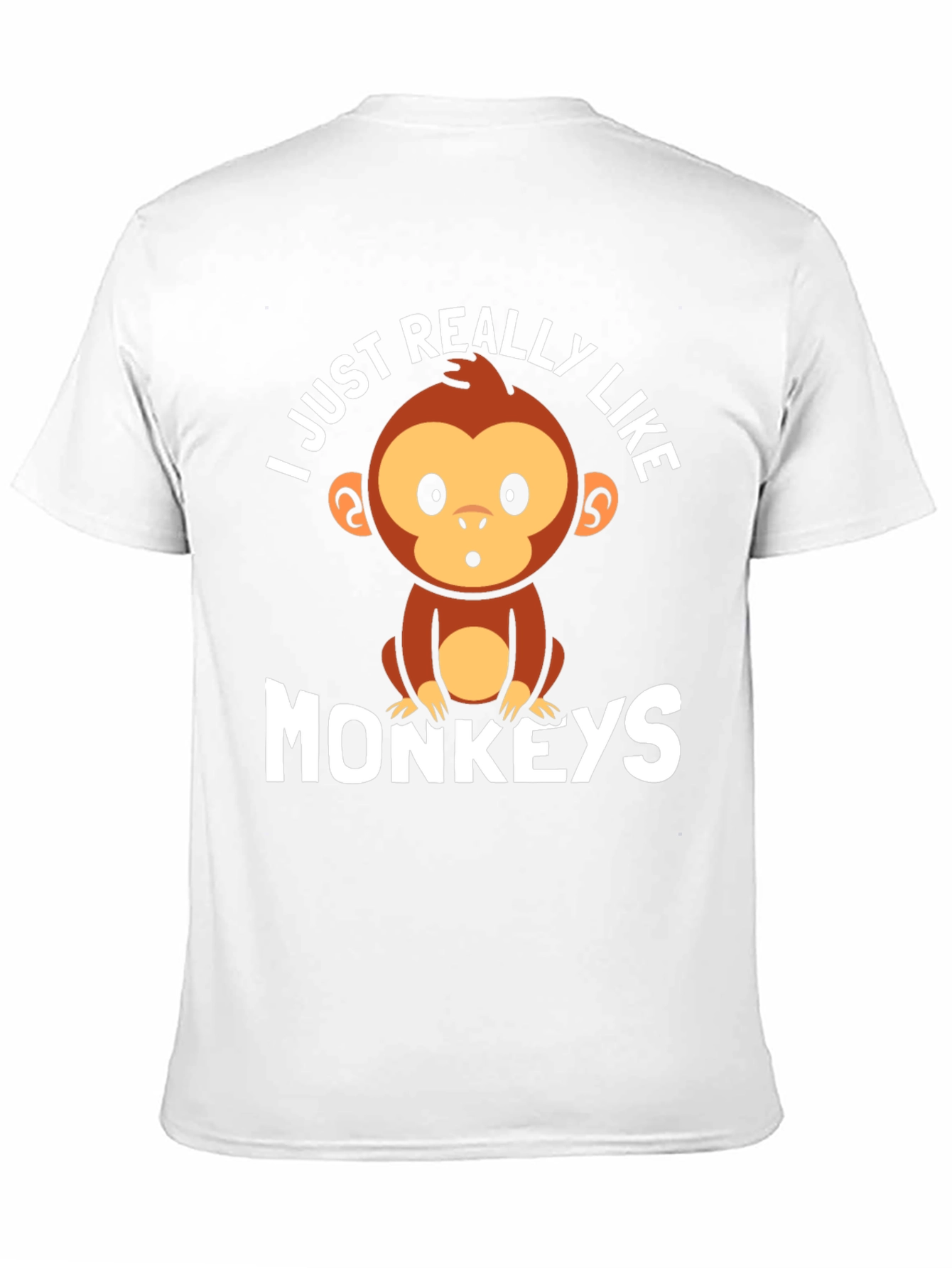 I Just Really Like Monkeys Graphic Tee