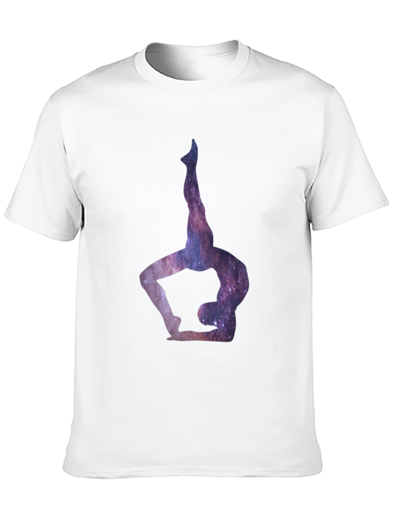 Cosmic Yoga Pose Graphic Tee