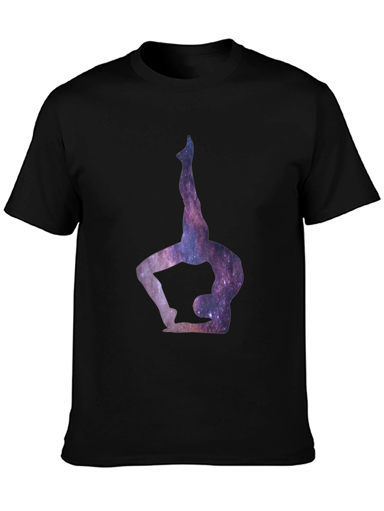 Cosmic Yoga Pose Graphic Tee