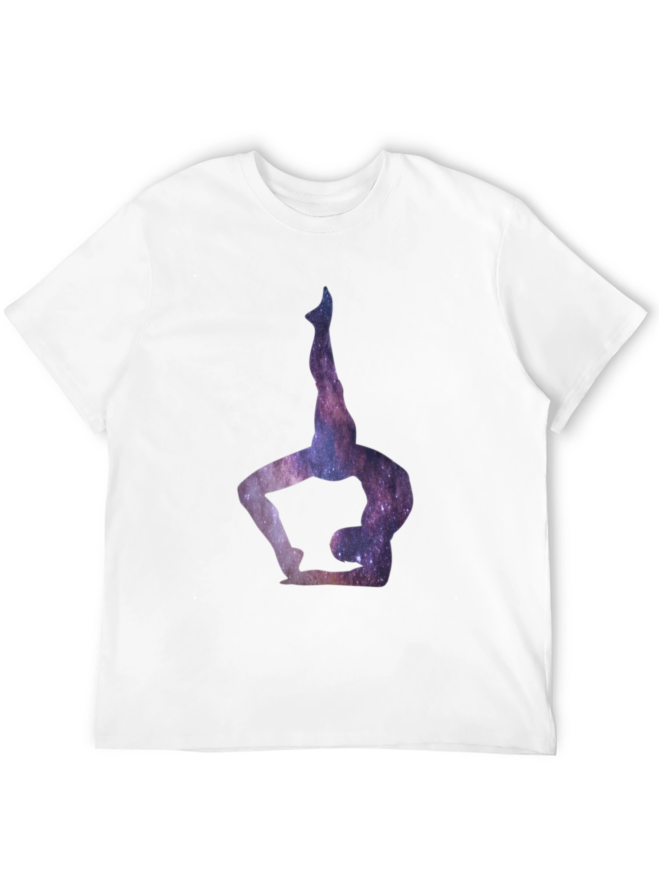 Cosmic Yoga Pose Graphic Tee