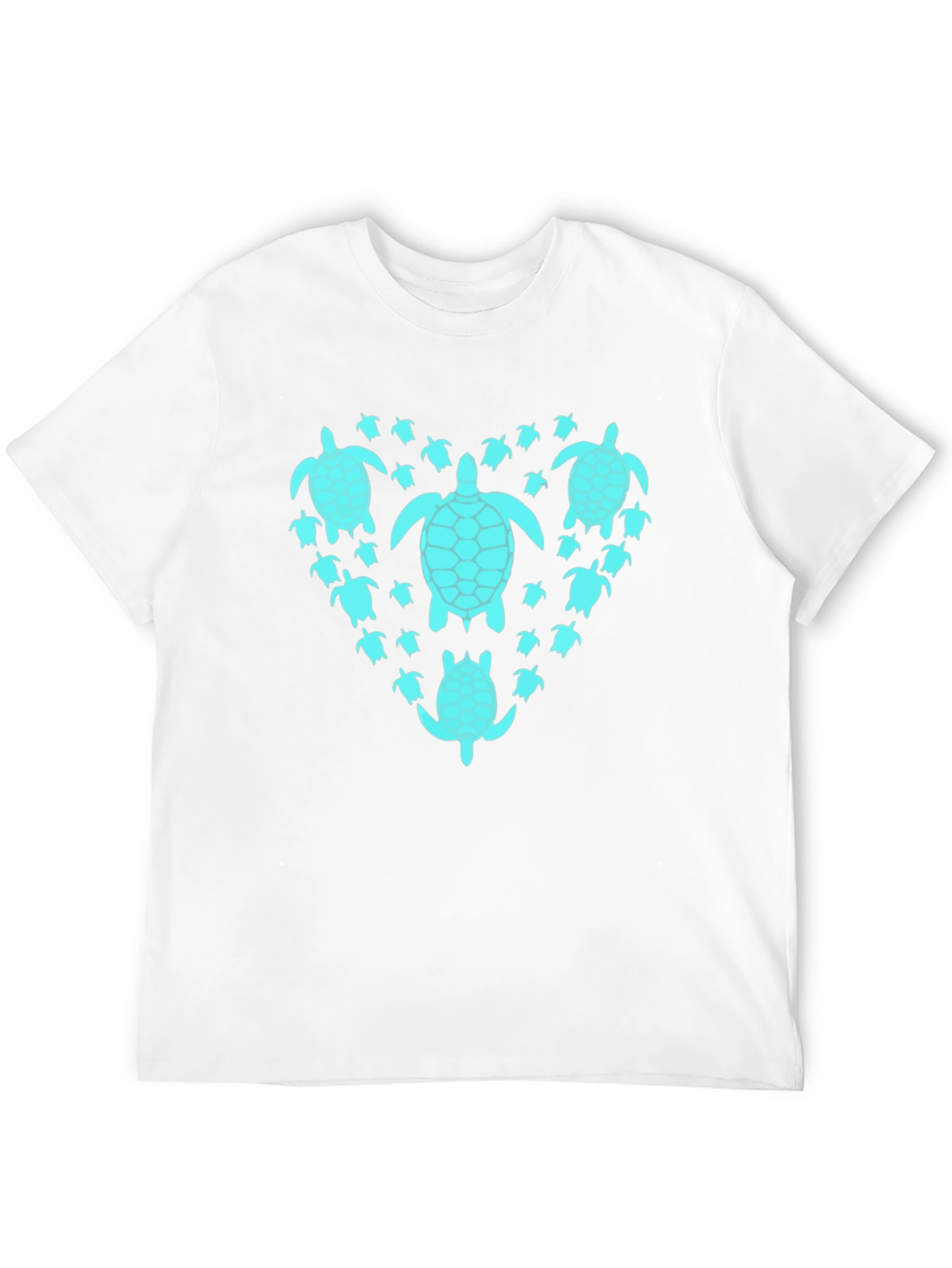 Turtle Heart T-Shirt - Black Graphic Tee