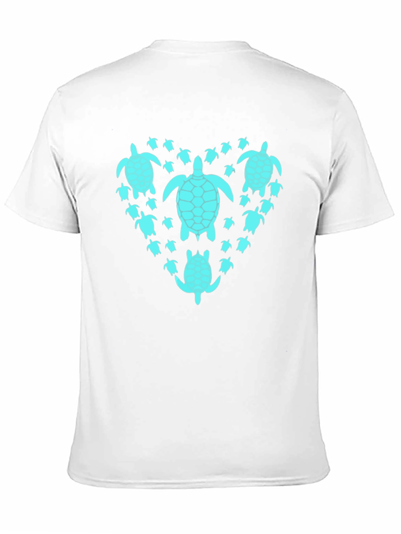 Turtle Heart T-Shirt - Black Graphic Tee