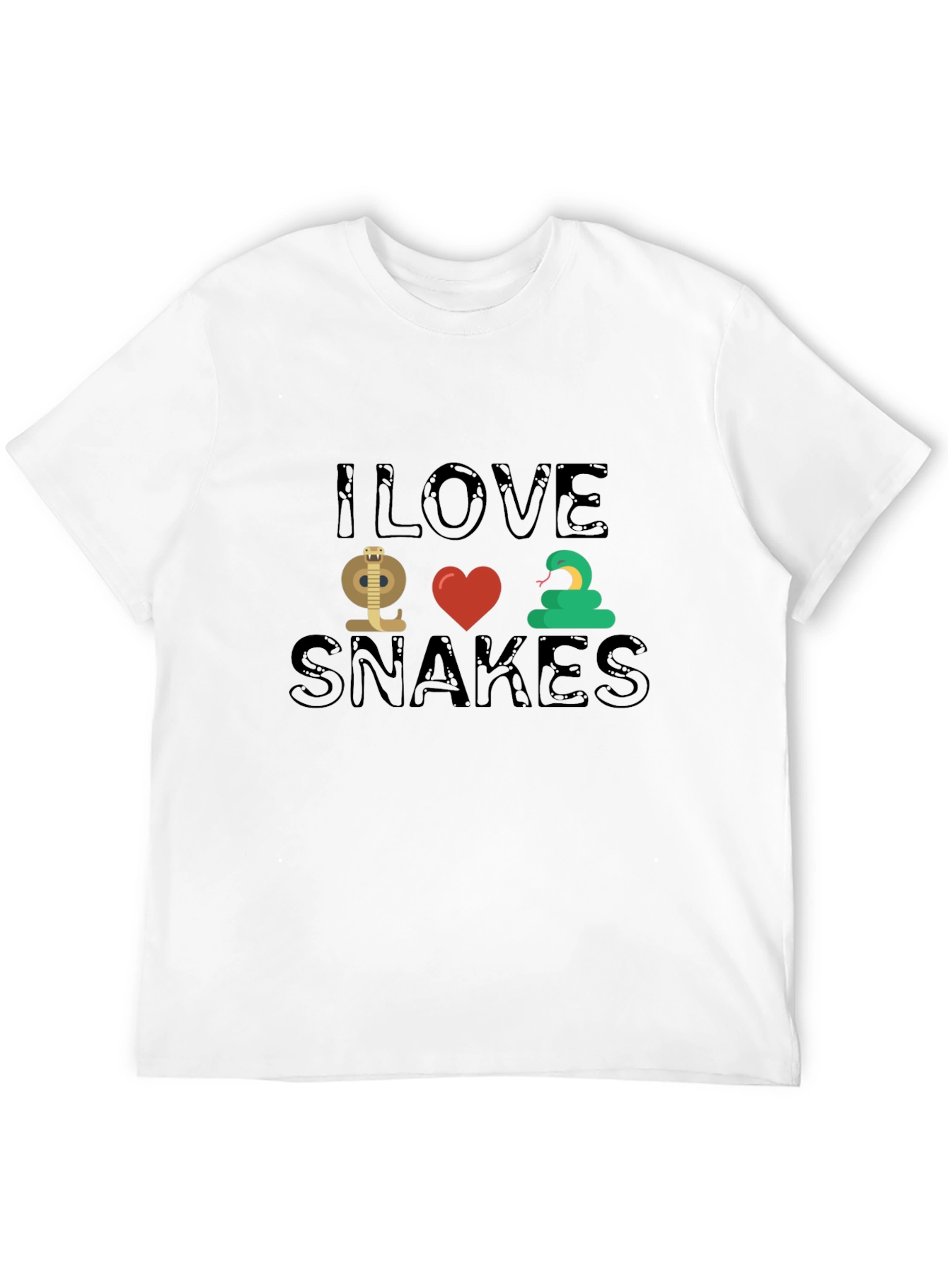 I Love Snakes T-Shirt - Novelty Snake Lover Tee