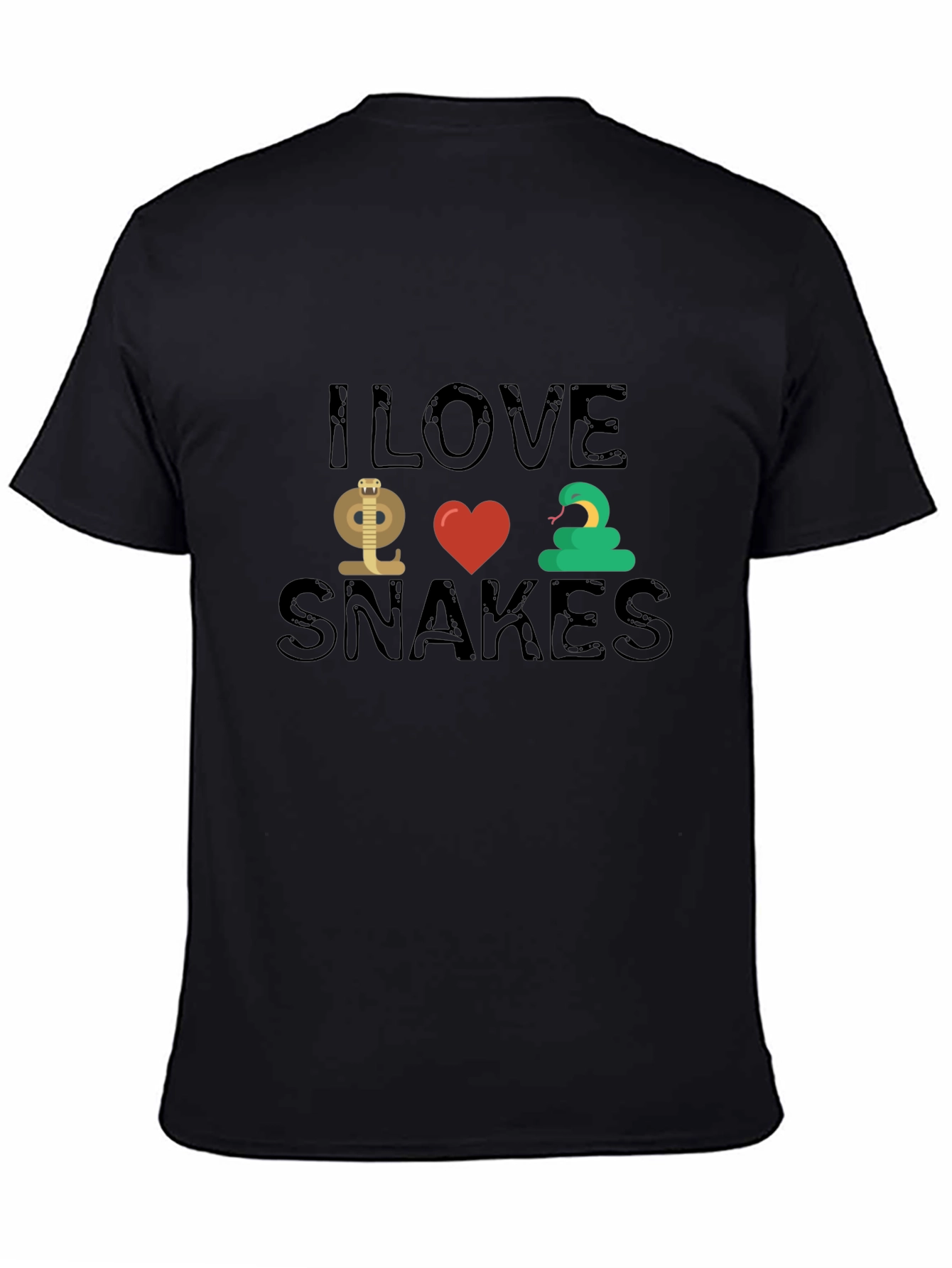 I Love Snakes T-Shirt - Novelty Snake Lover Tee
