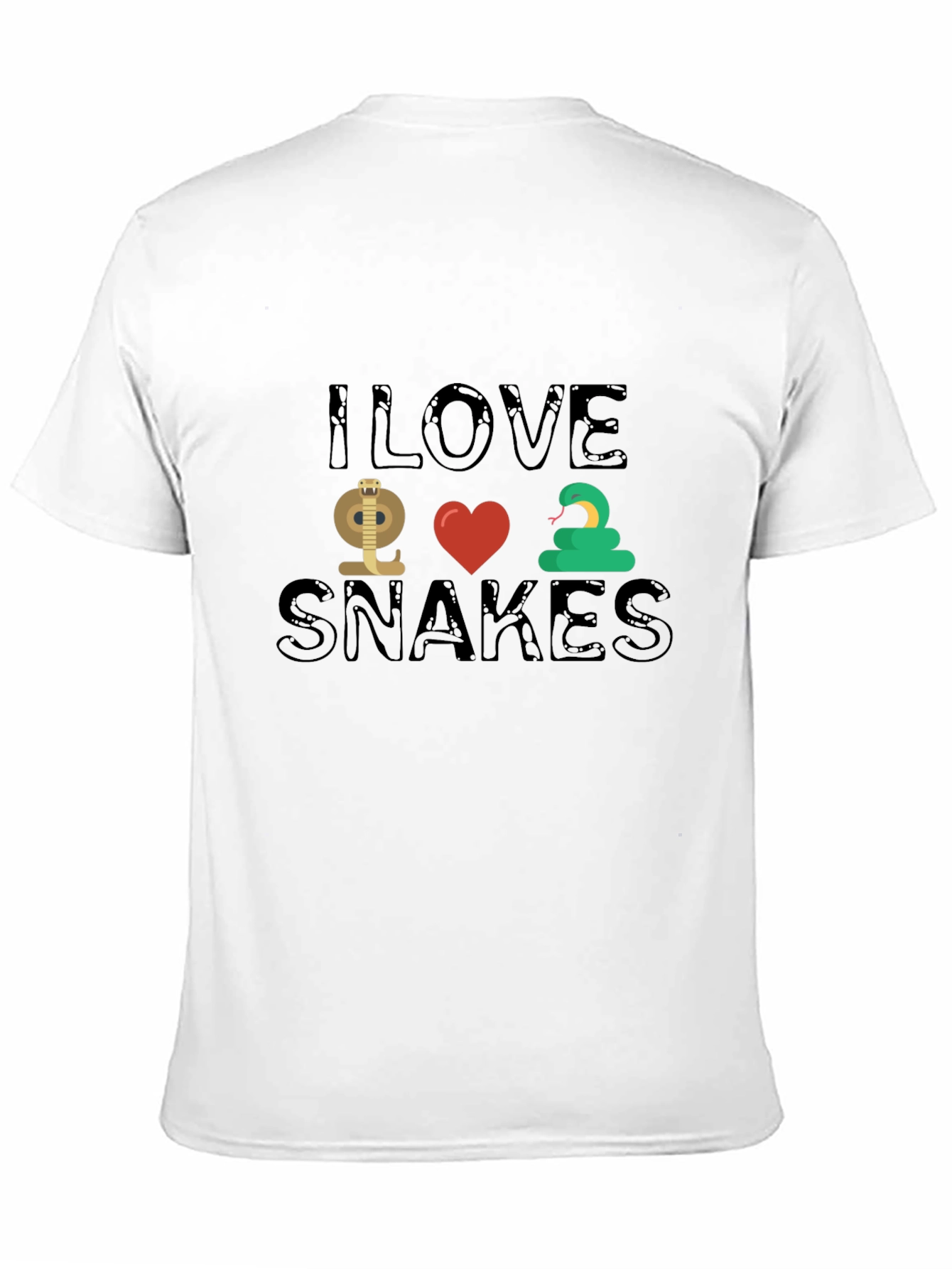 I Love Snakes T-Shirt - Novelty Snake Lover Tee