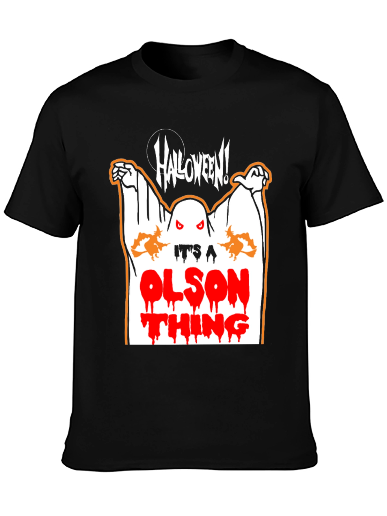Halloween Olson Thing Black T-Shirt