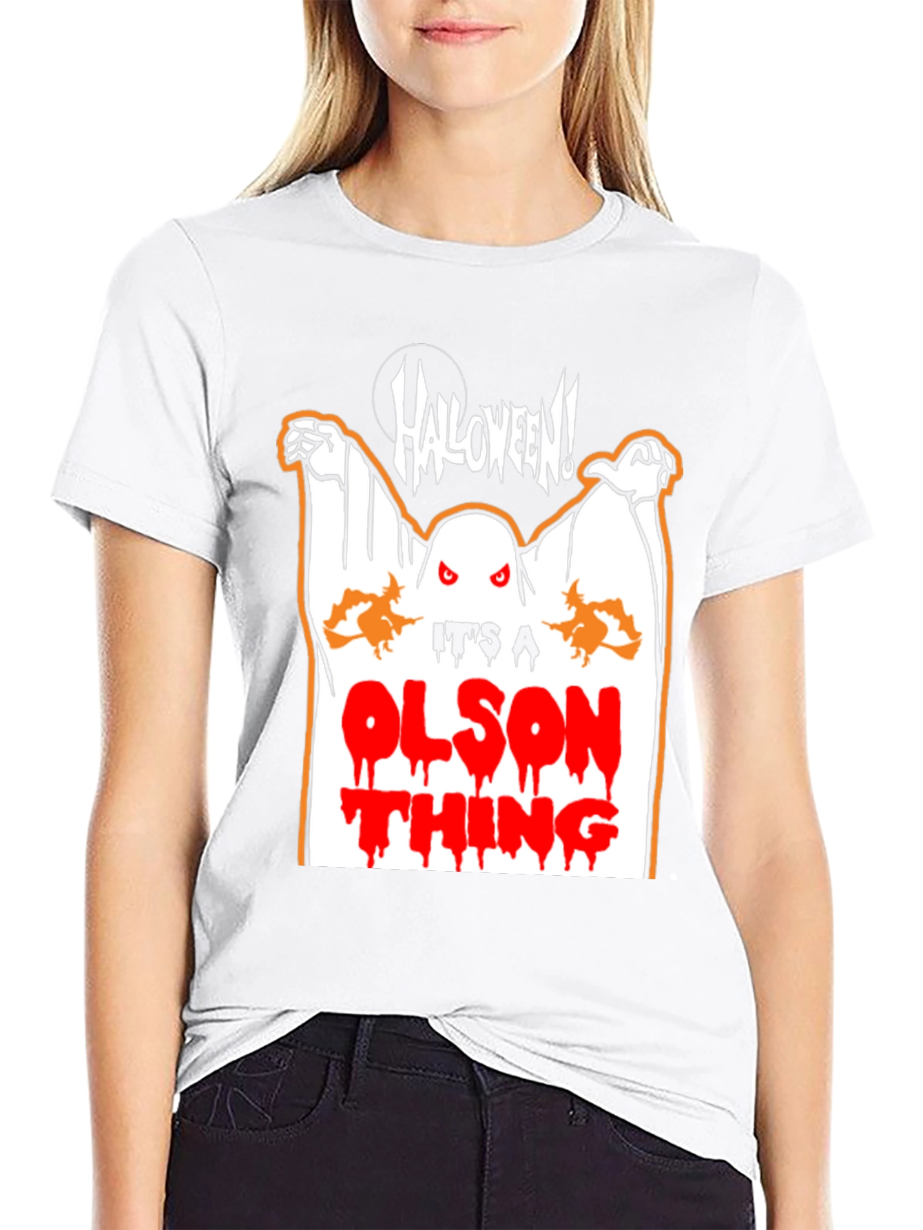 Halloween Olson Thing Black T-Shirt