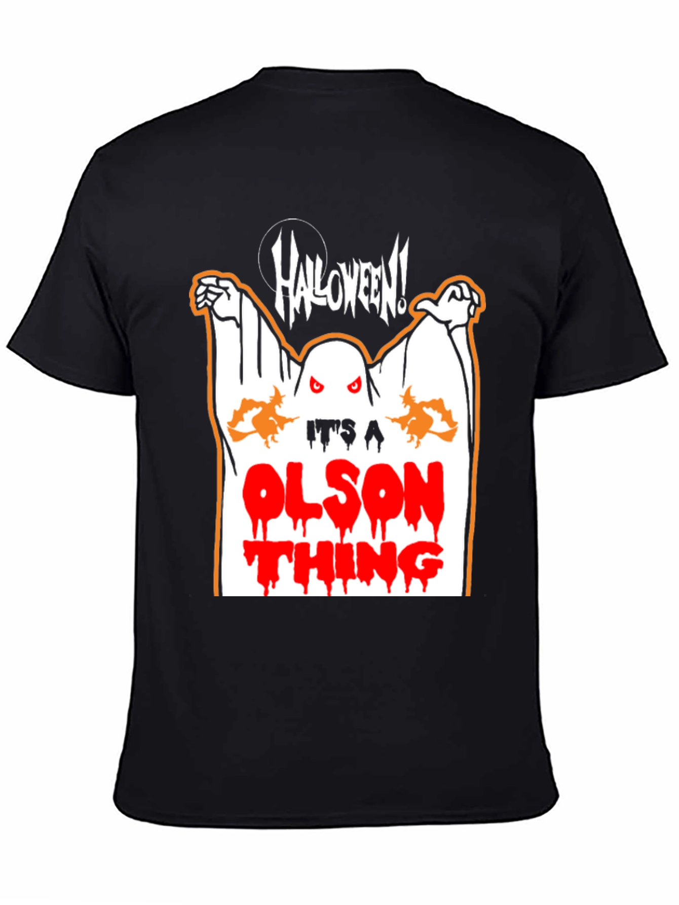 Halloween Olson Thing Black T-Shirt
