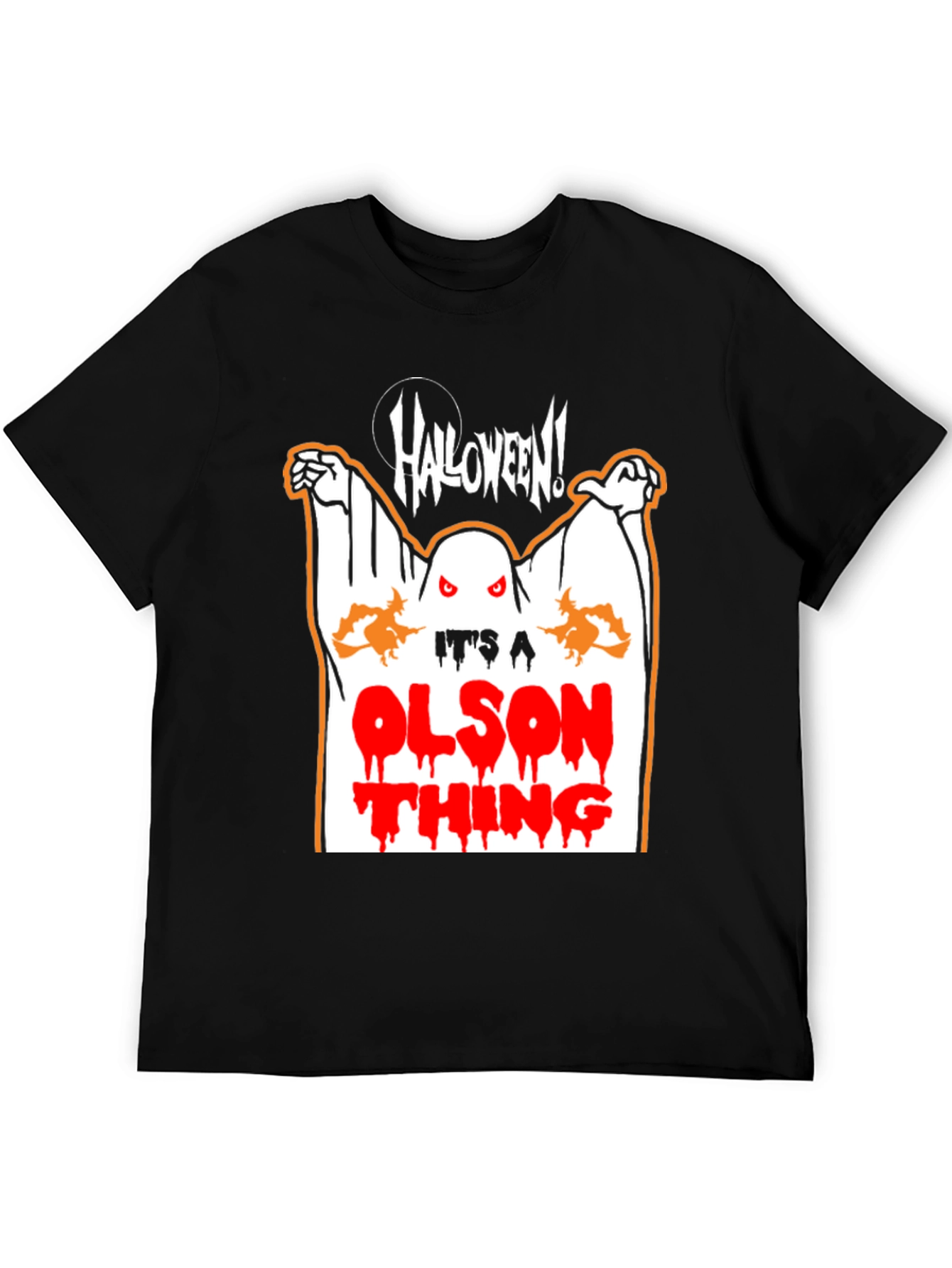 Halloween Olson Thing Black T-Shirt