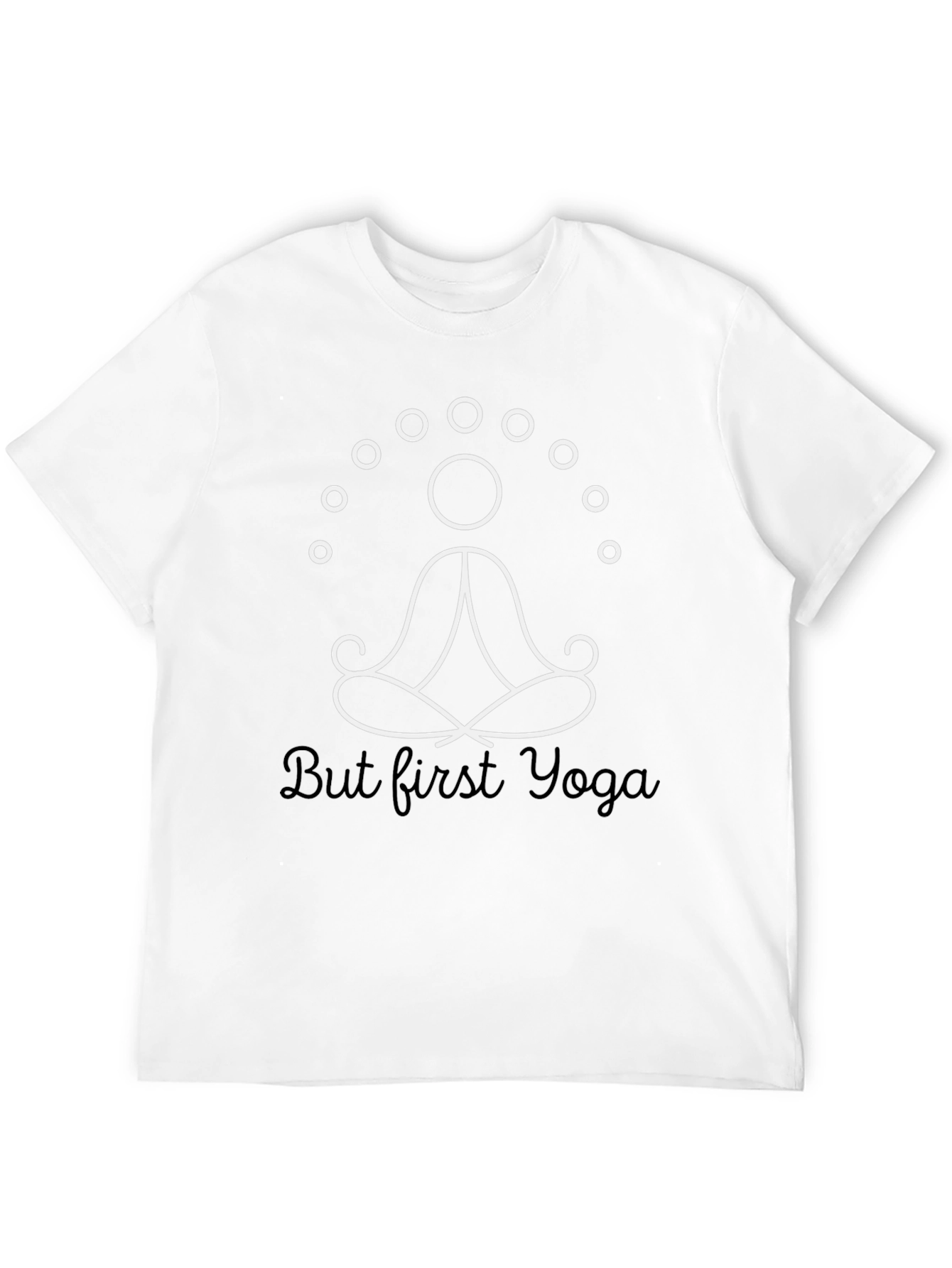 Yoga Meditation T-Shirt - But First Yoga Tee