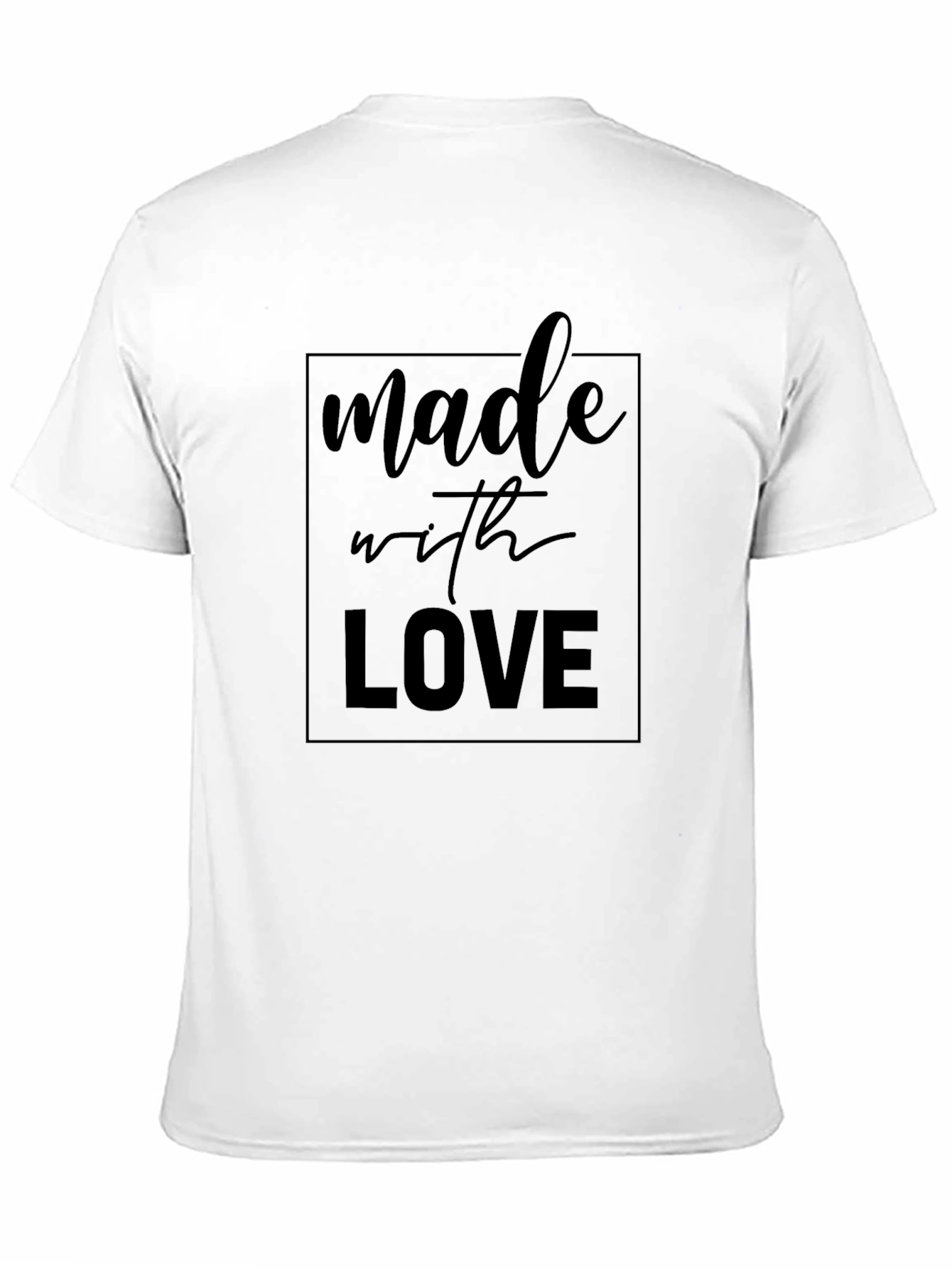 Made with Love Black T-Shirt