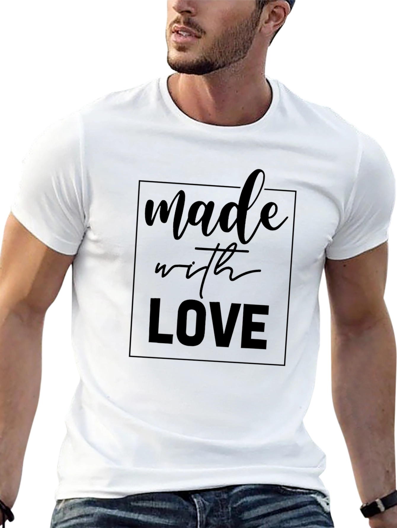 Made with Love Black T-Shirt