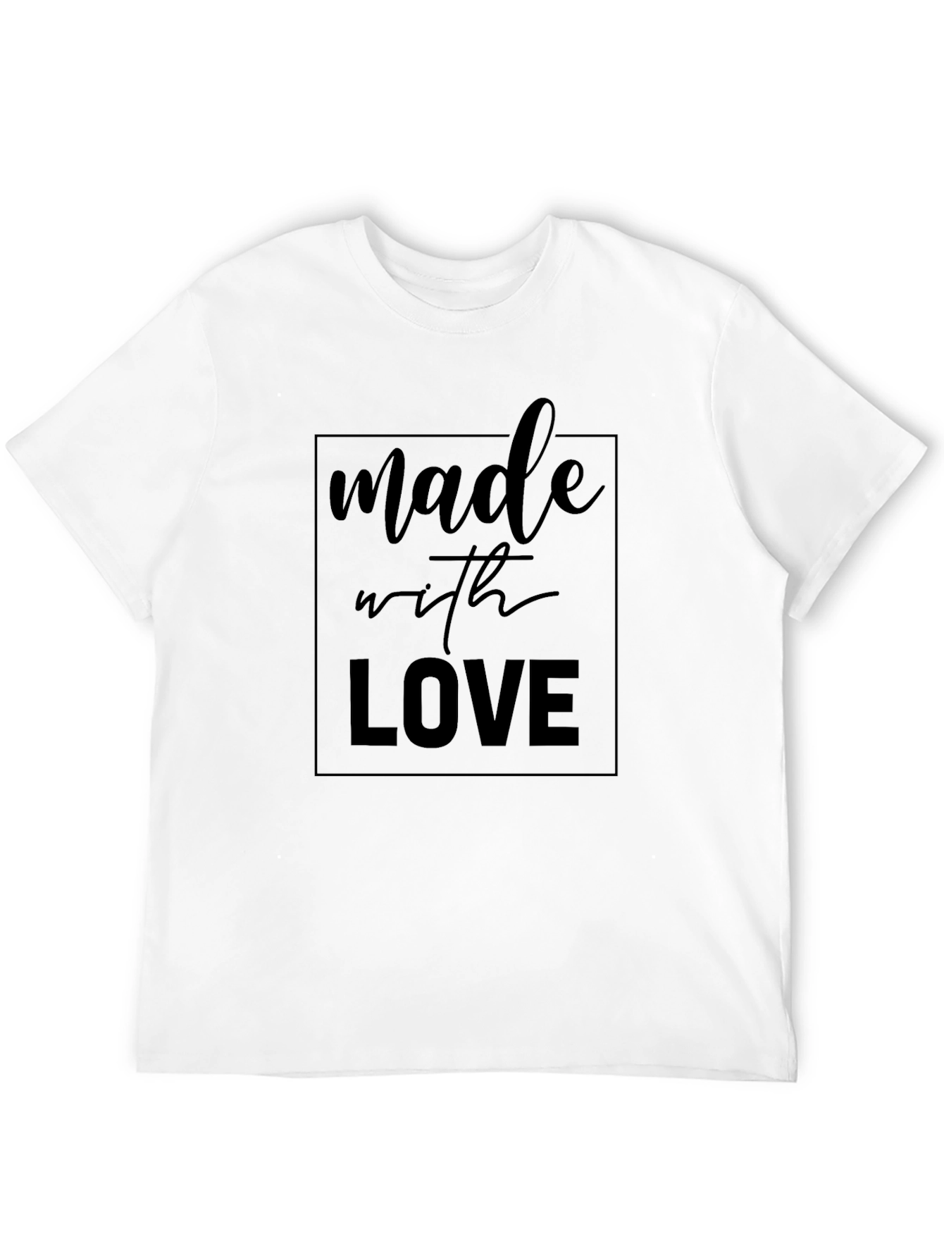 Made with Love Black T-Shirt