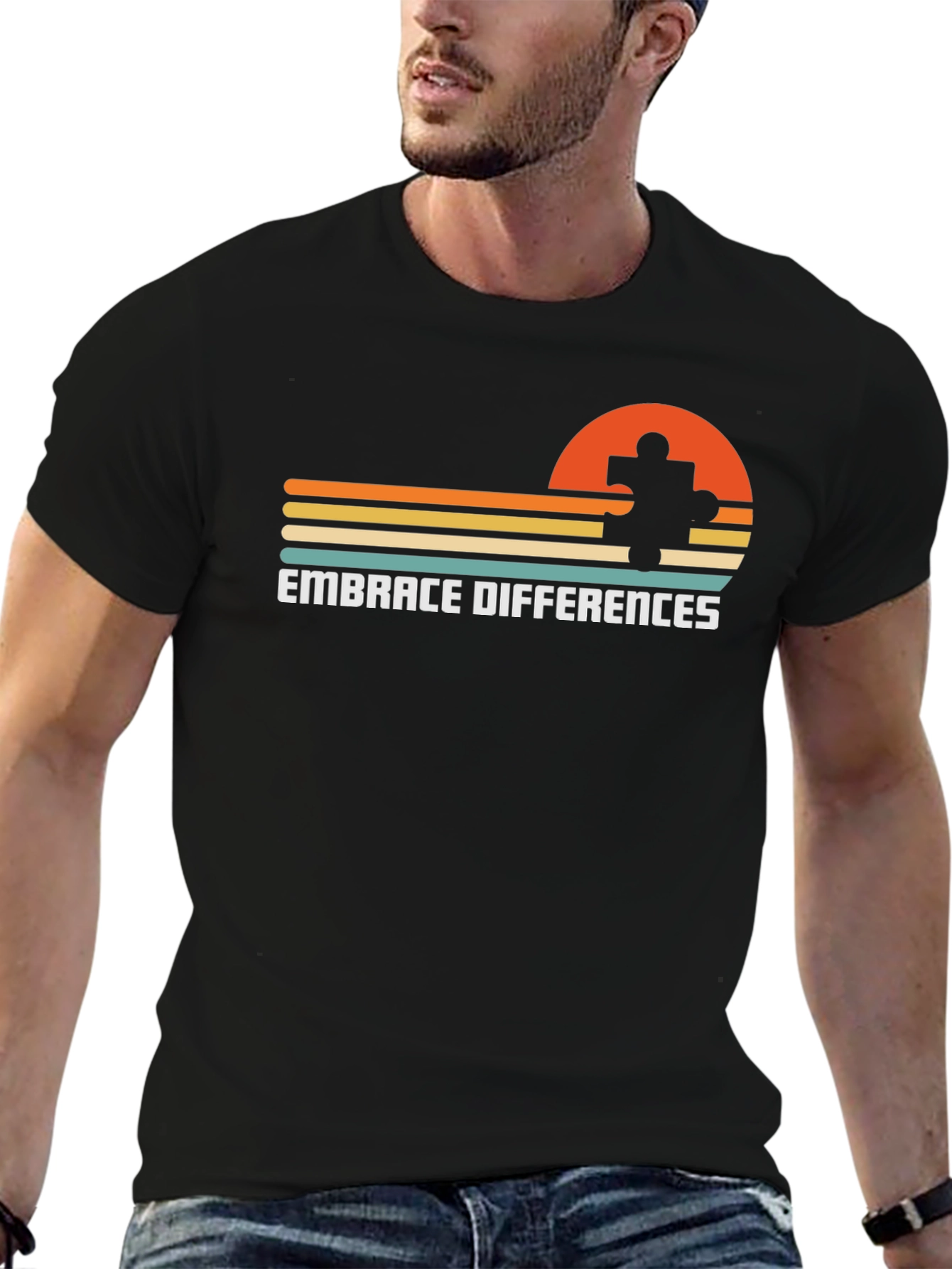 Embrace Differences T-Shirt Autism Awareness Tee