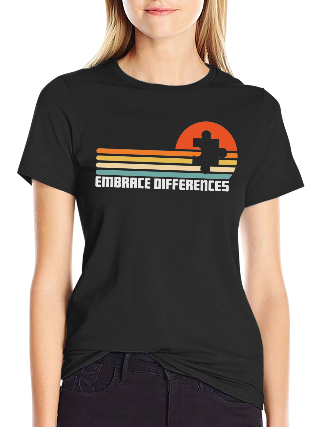 Embrace Differences T-Shirt Autism Awareness Tee