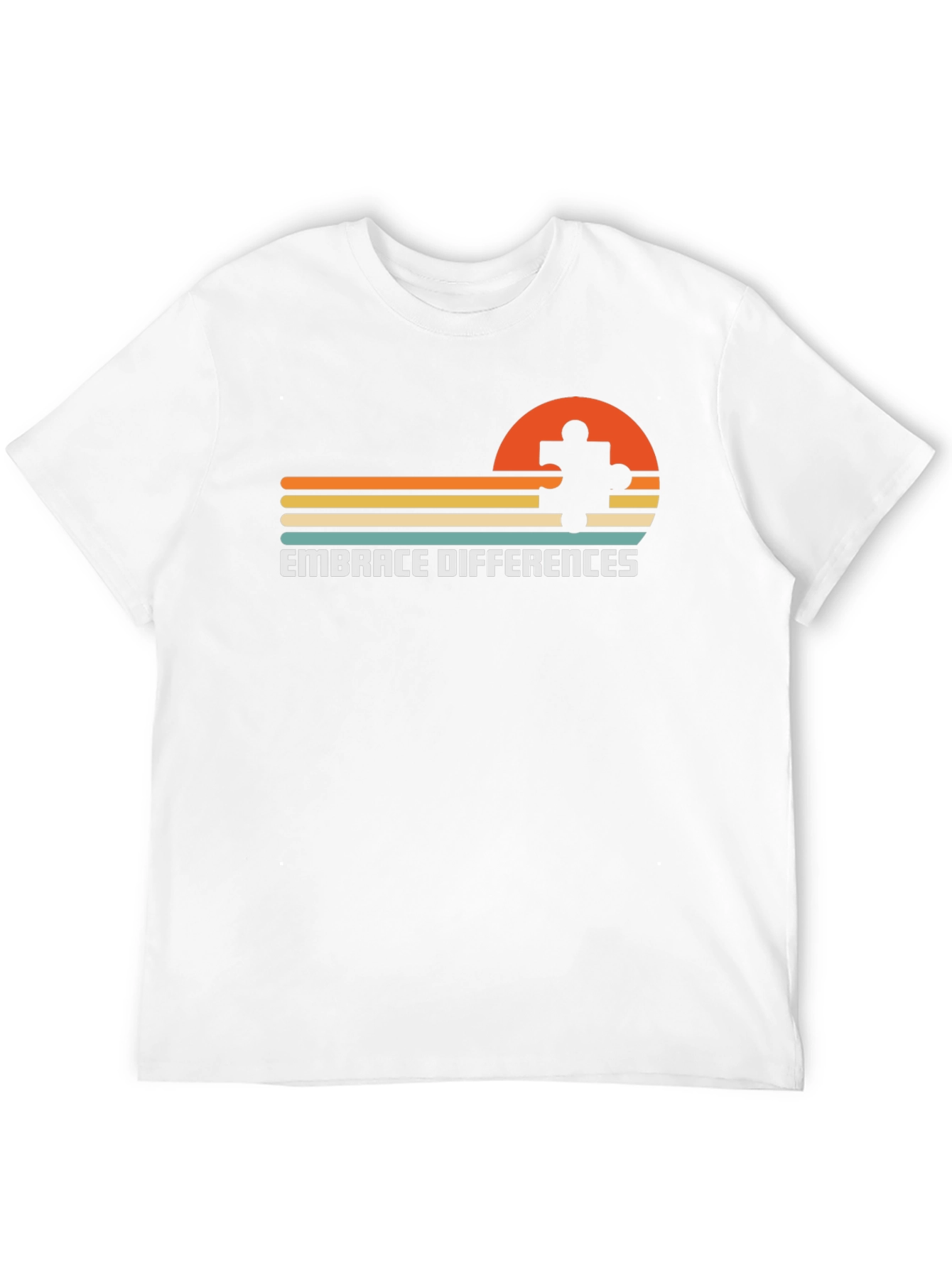 Embrace Differences T-Shirt Autism Awareness Tee