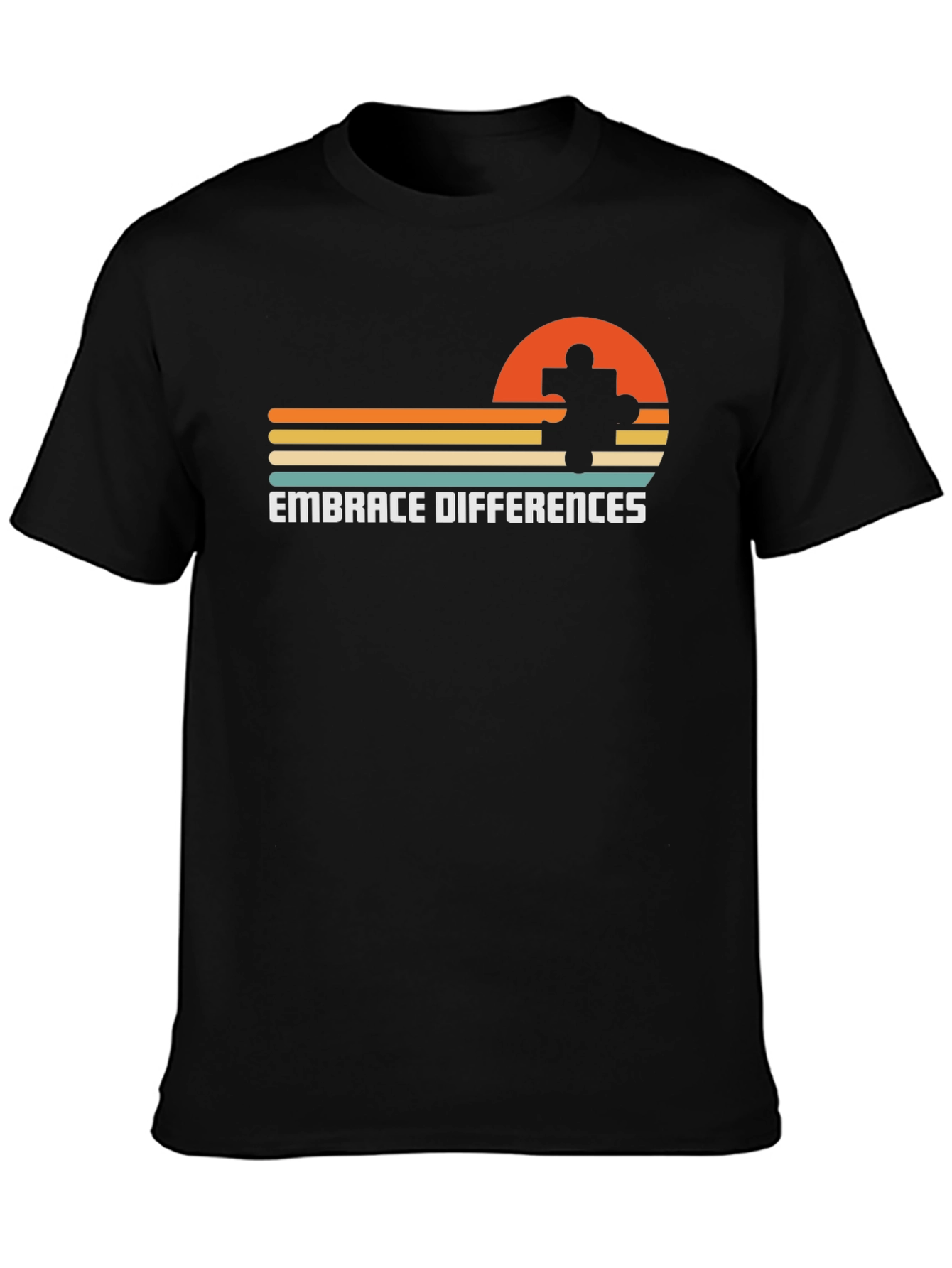 Embrace Differences T-Shirt Autism Awareness Tee