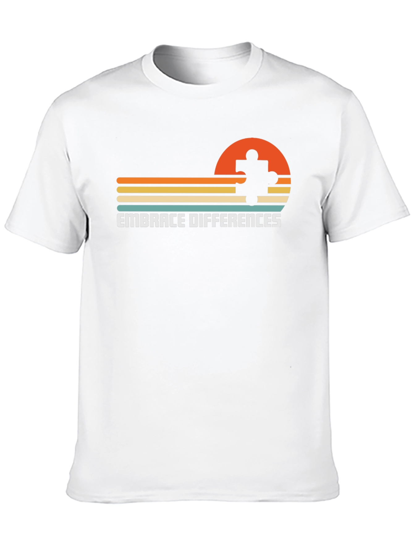 Embrace Differences T-Shirt Autism Awareness Tee