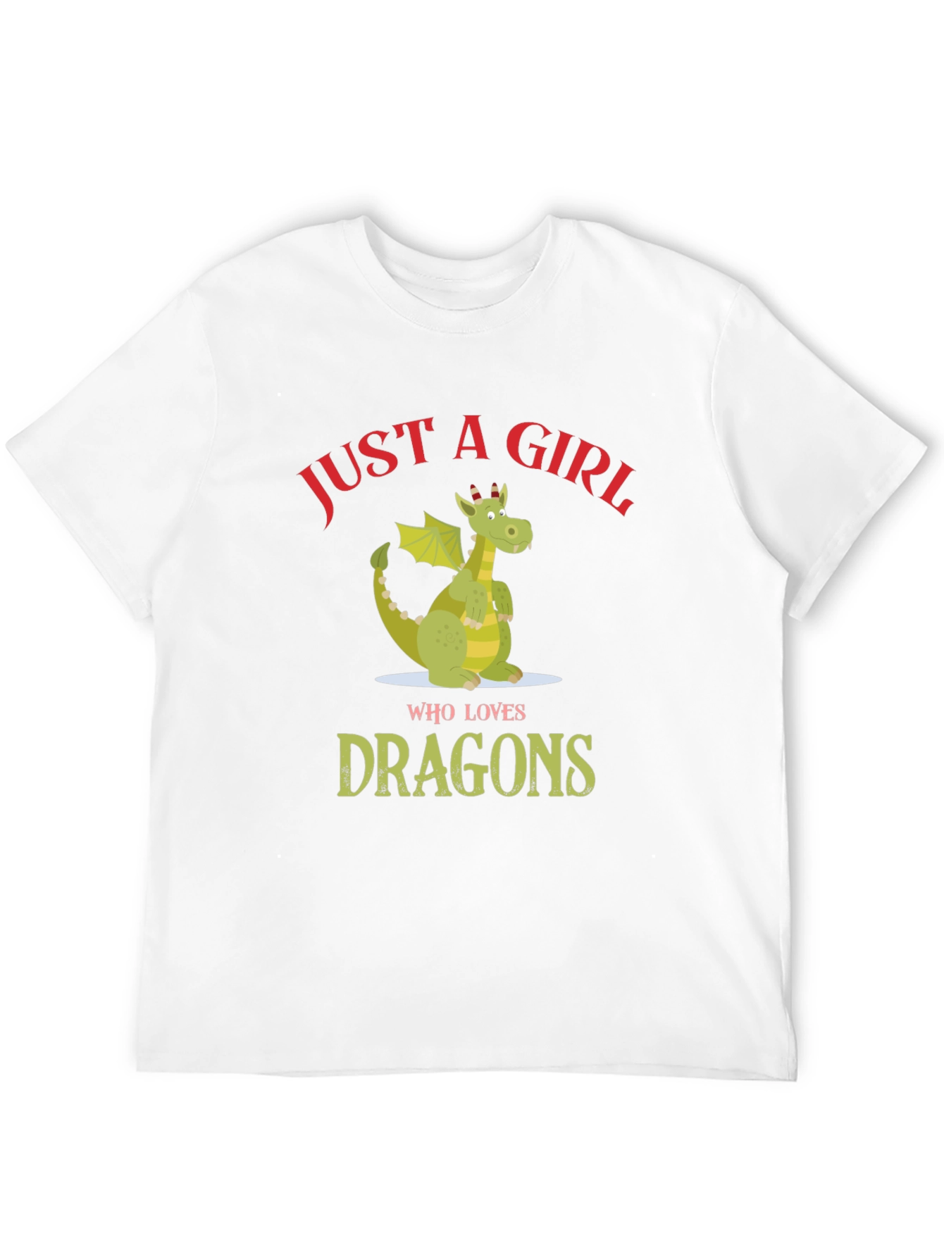 Just a Girl Who Loves Dragons T-Shirt