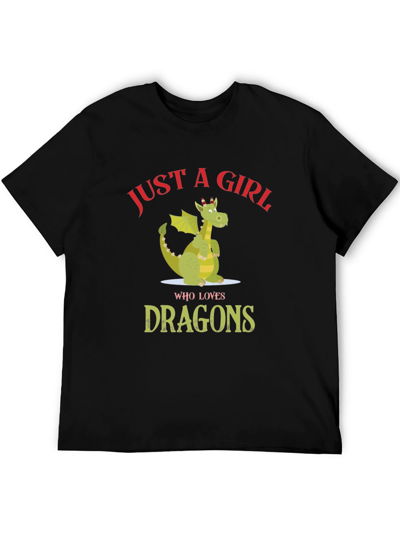 Just a Girl Who Loves Dragons T-Shirt