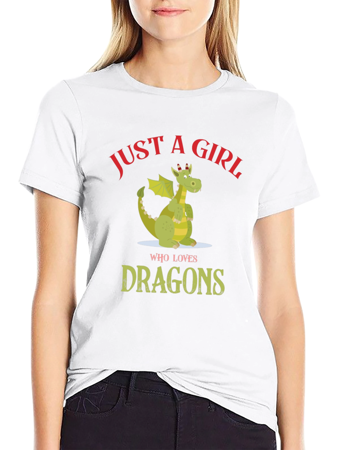 Just a Girl Who Loves Dragons T-Shirt