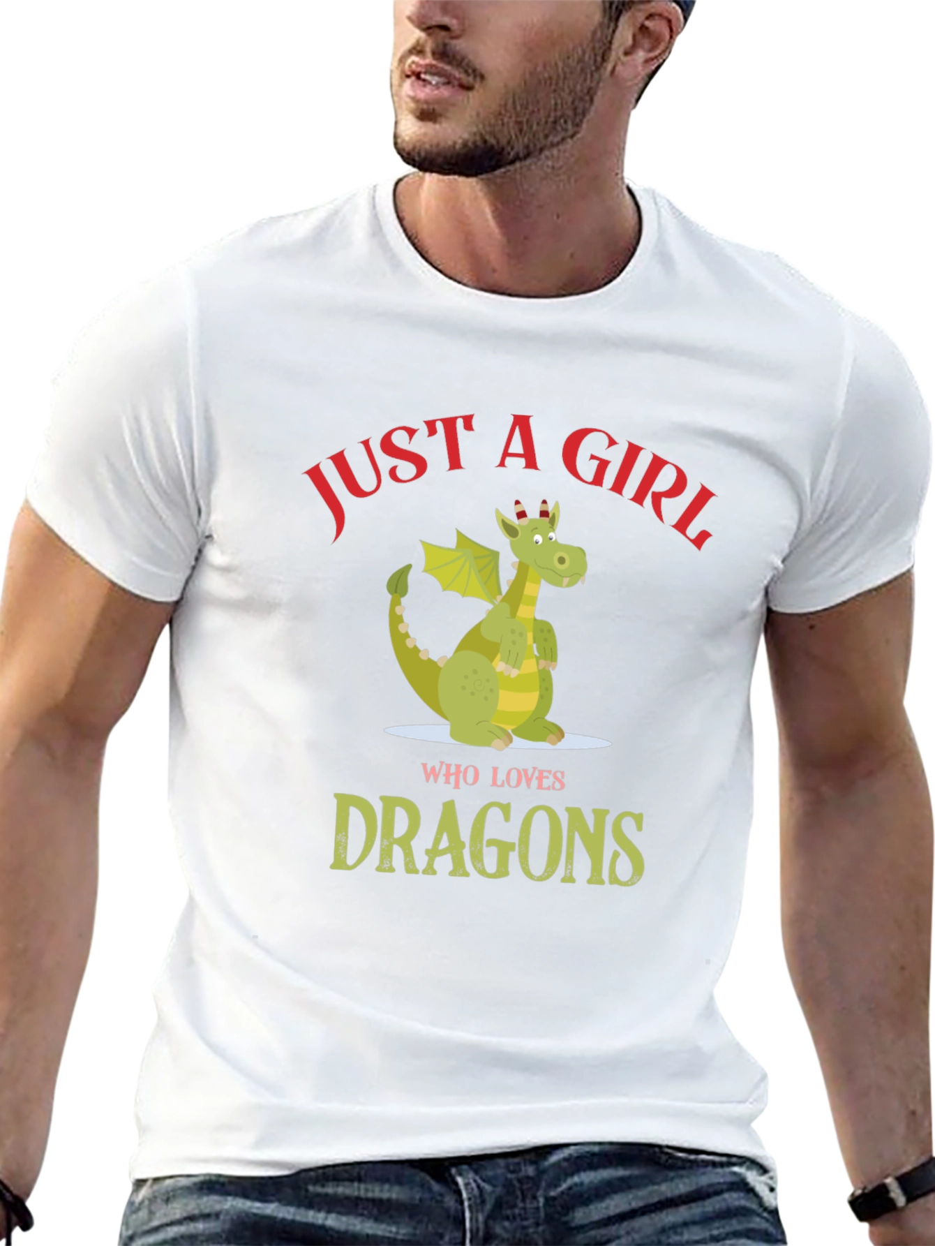 Just a Girl Who Loves Dragons T-Shirt