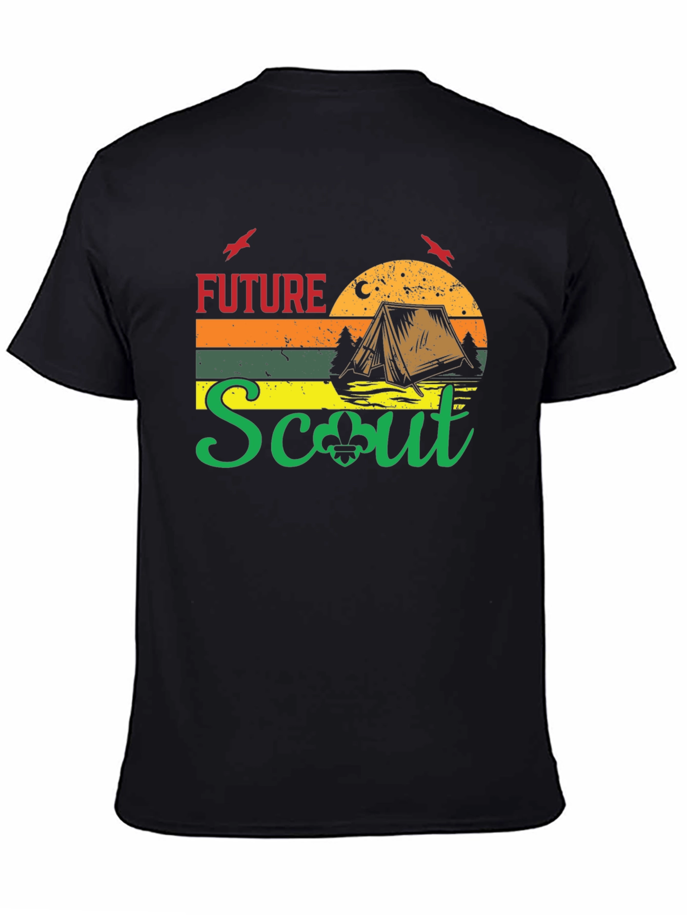 Future Scout Camping Graphic T-Shirt