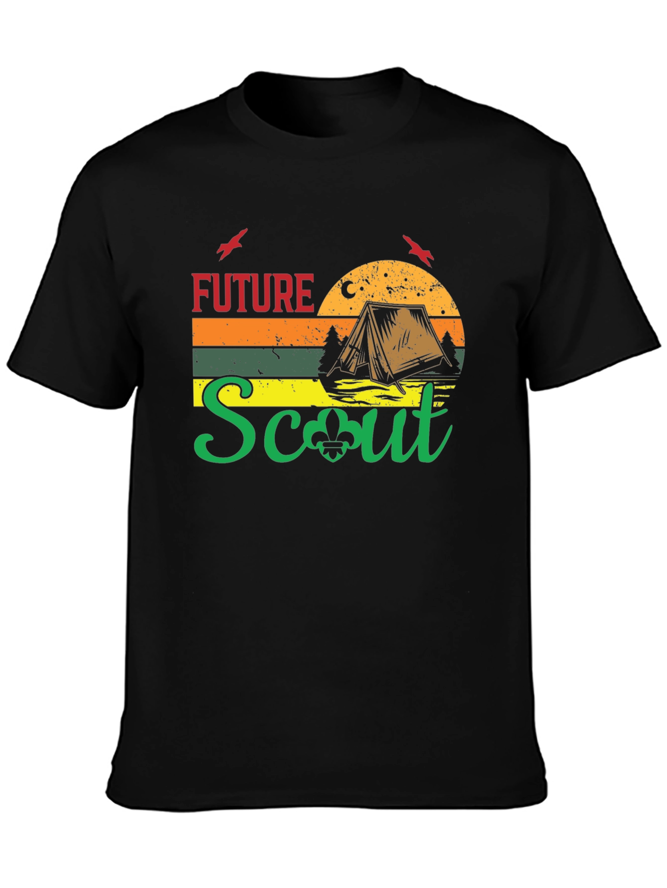 Future Scout Camping Graphic T-Shirt