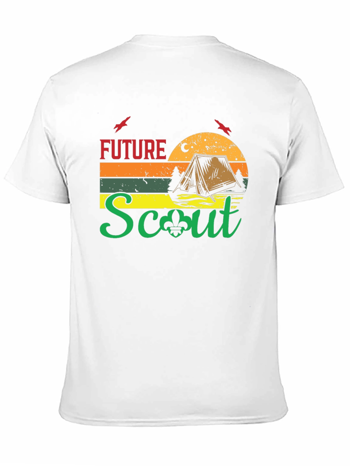Future Scout Camping Graphic T-Shirt