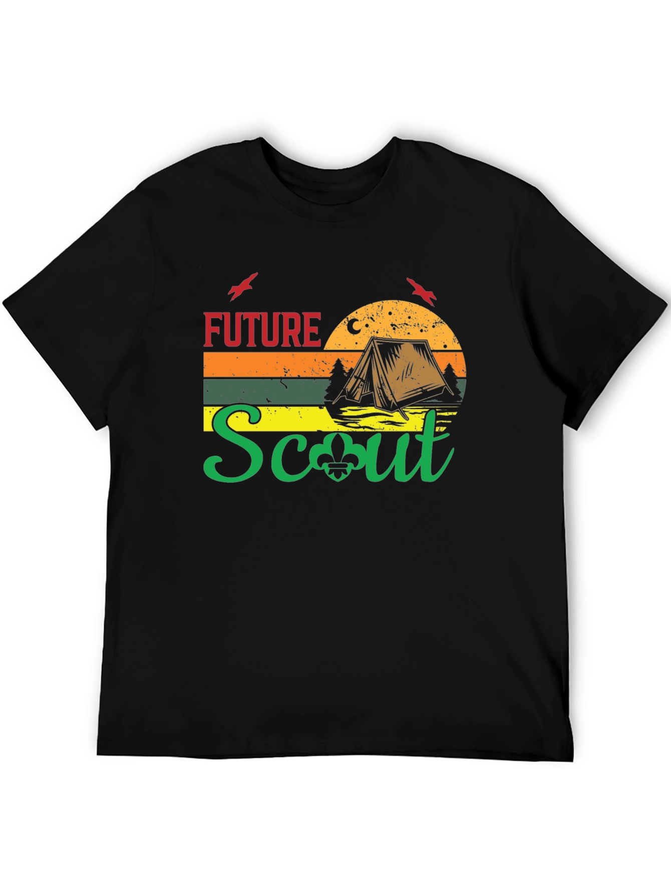 Future Scout Camping Graphic T-Shirt