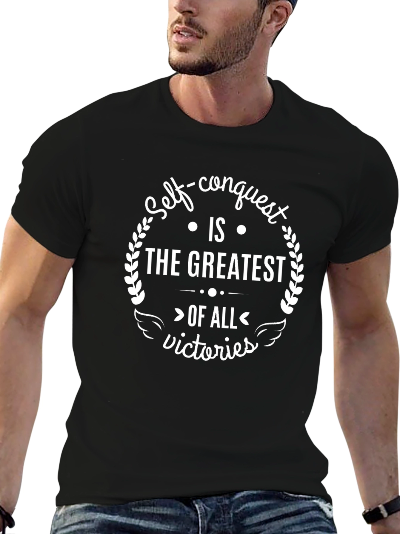 Self-Conquest Greatest Victory Graphic Tee