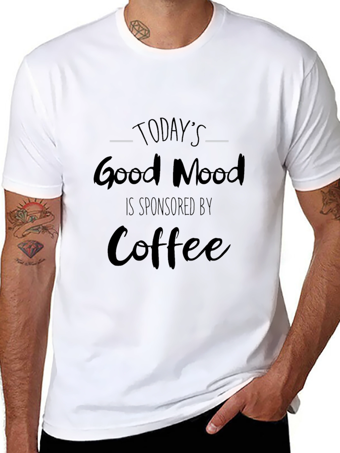 Todays Good Mood Coffee Graphic Tee