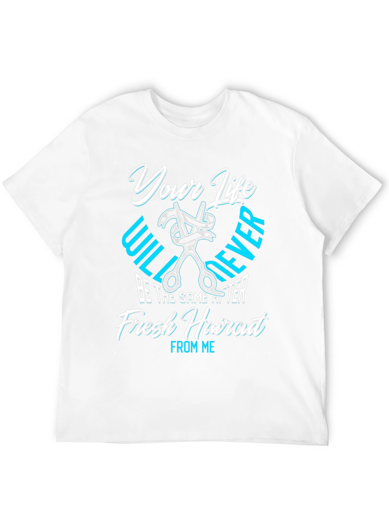 Fresh Haircut T-Shirt - Barber Style