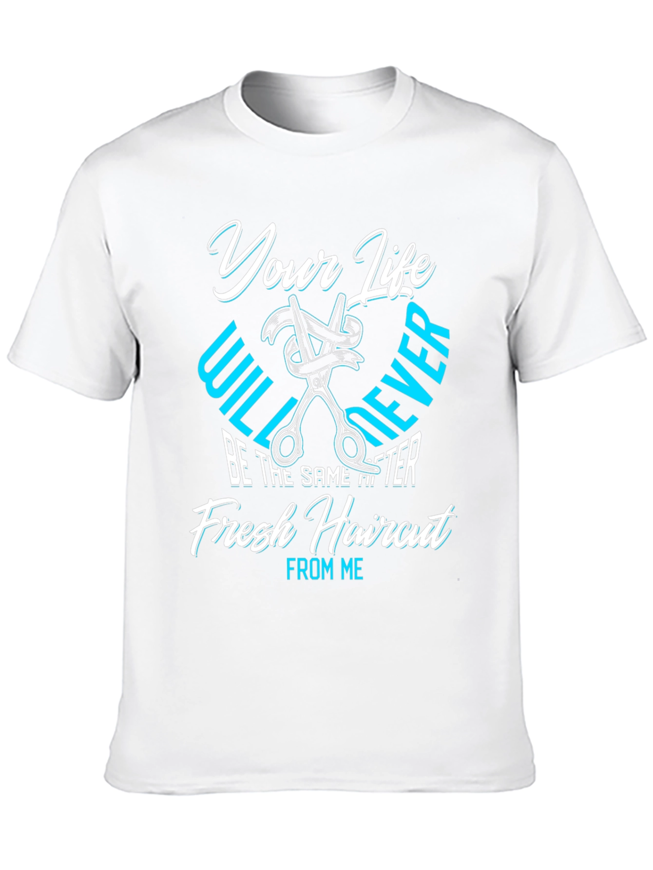 Fresh Haircut T-Shirt - Barber Style