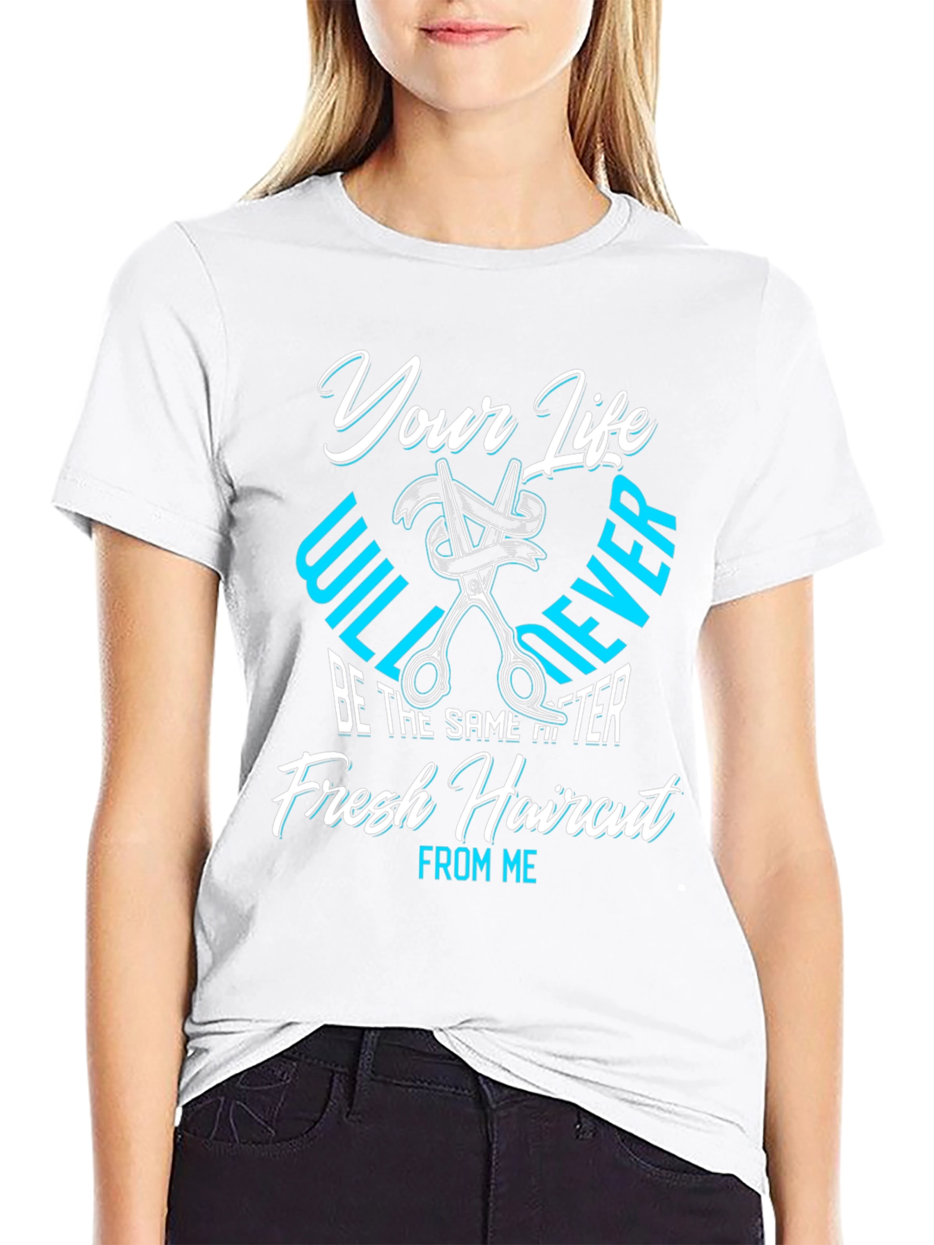 Fresh Haircut T-Shirt - Barber Style