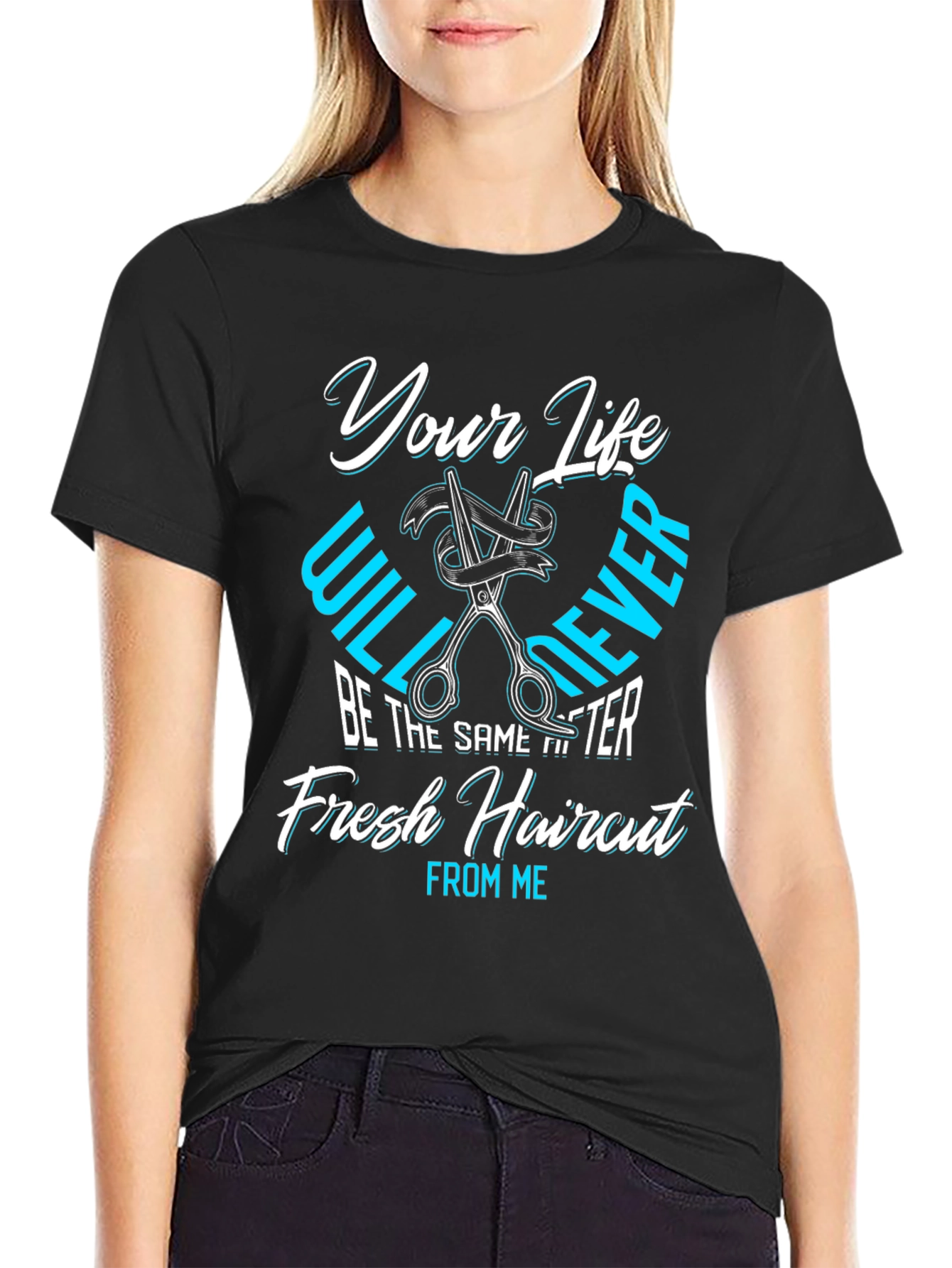 Fresh Haircut T-Shirt - Barber Style