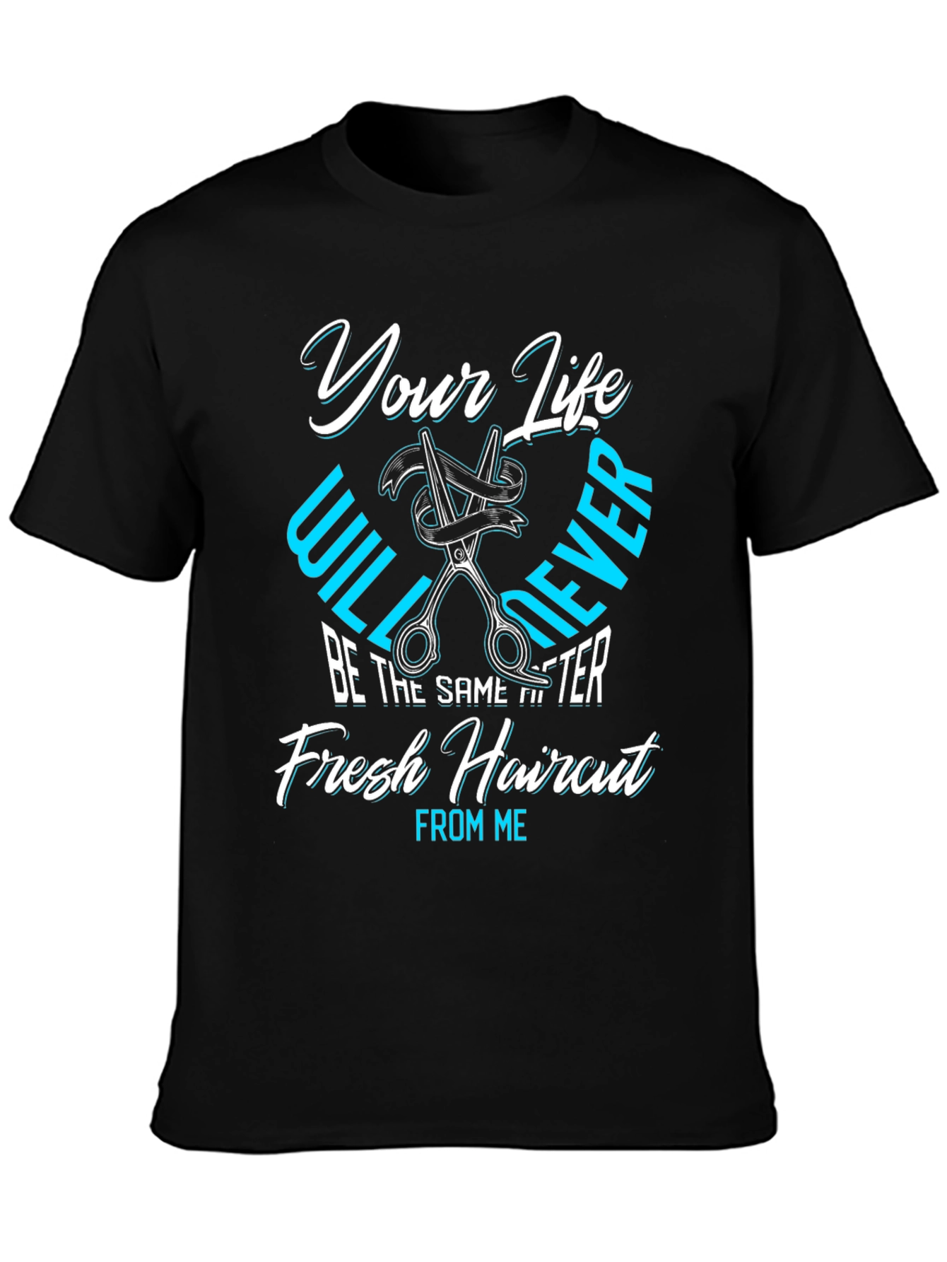 Fresh Haircut T-Shirt - Barber Style