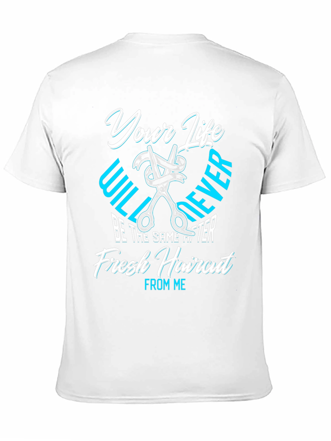 Fresh Haircut T-Shirt - Barber Style