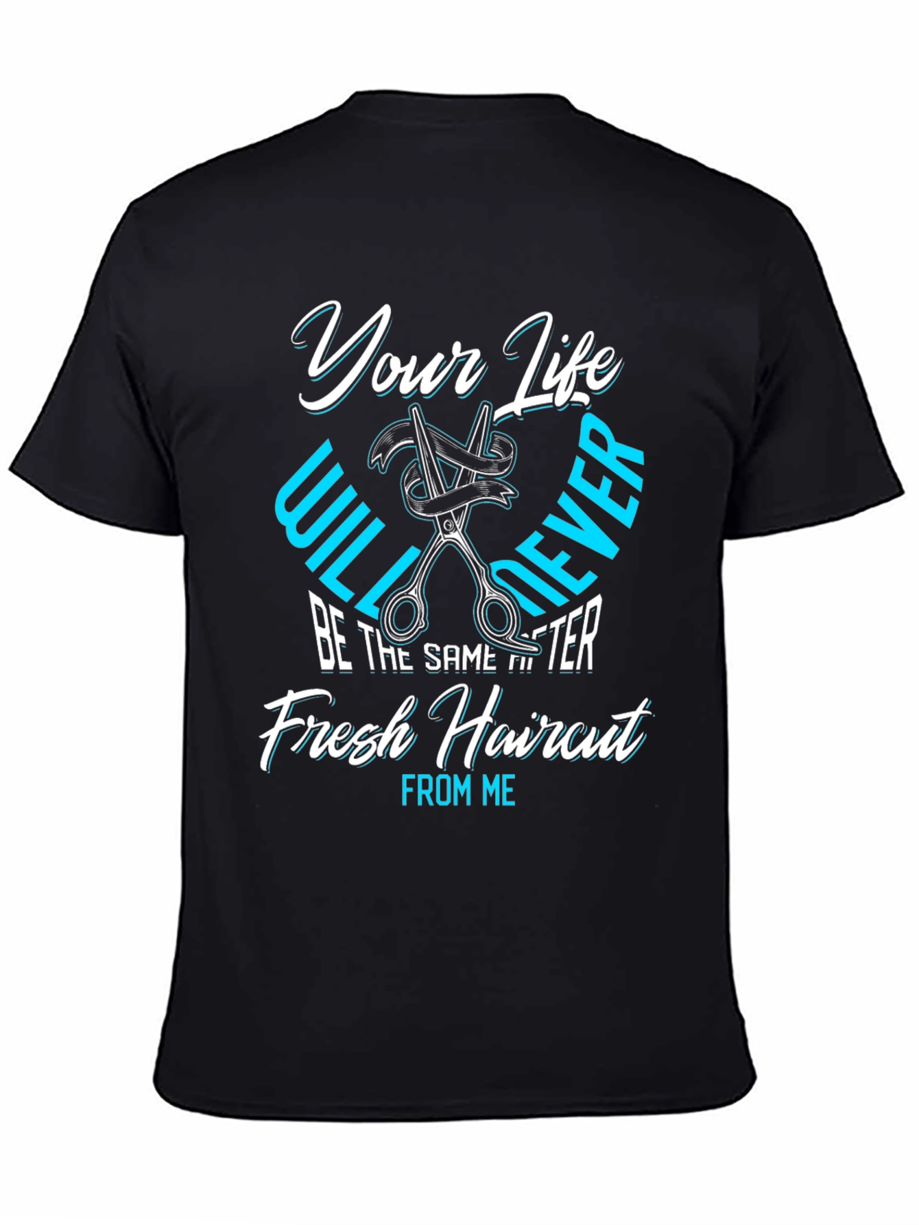 Fresh Haircut T-Shirt - Barber Style