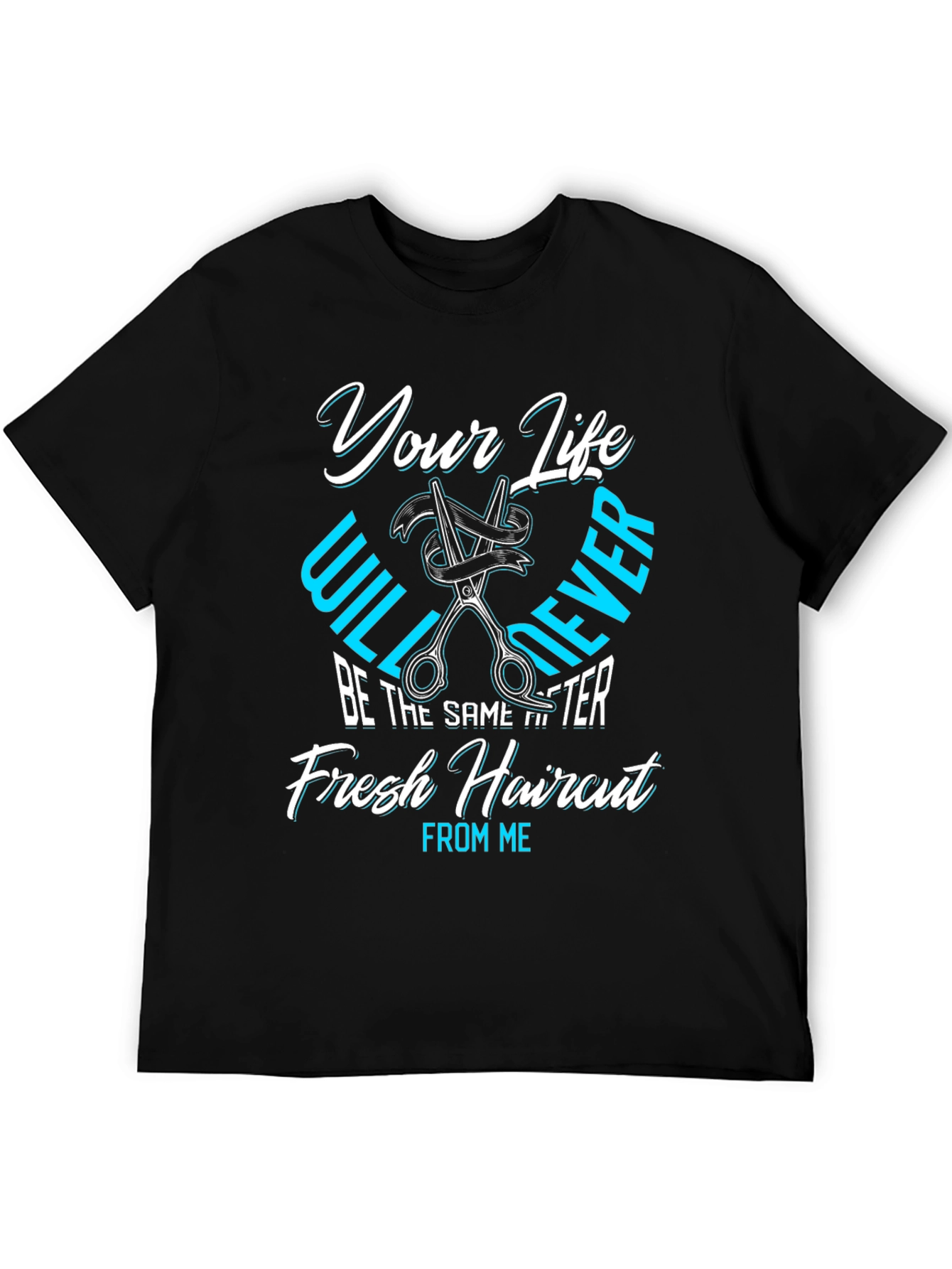 Fresh Haircut T-Shirt - Barber Style