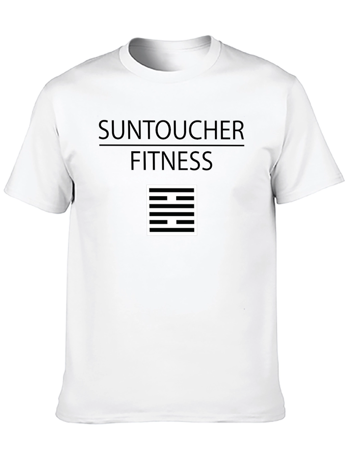 SunToucher Fitness Black Graphic T-Shirt